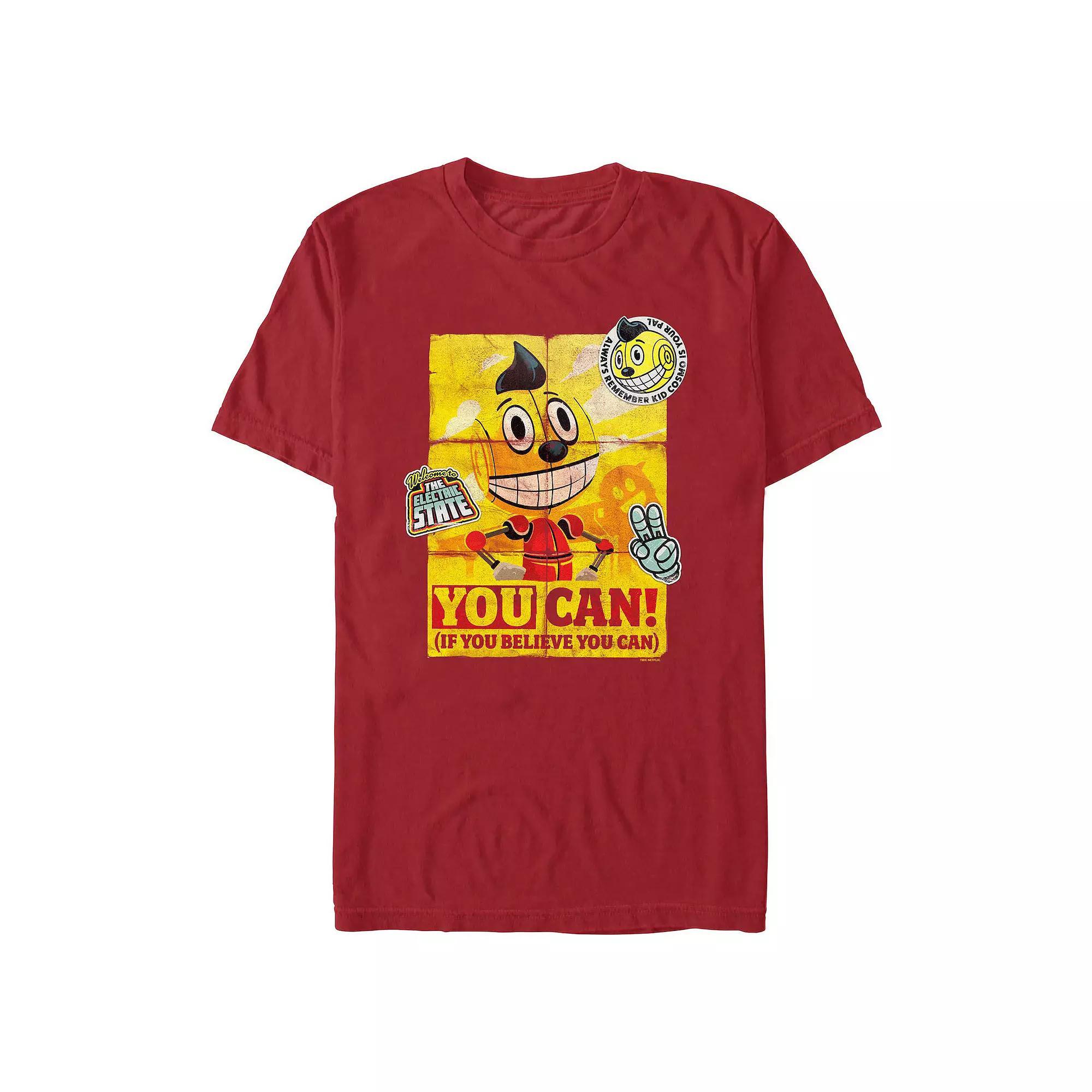 Men's The Electric State You Can Poster Graphic Tee,  Product Image