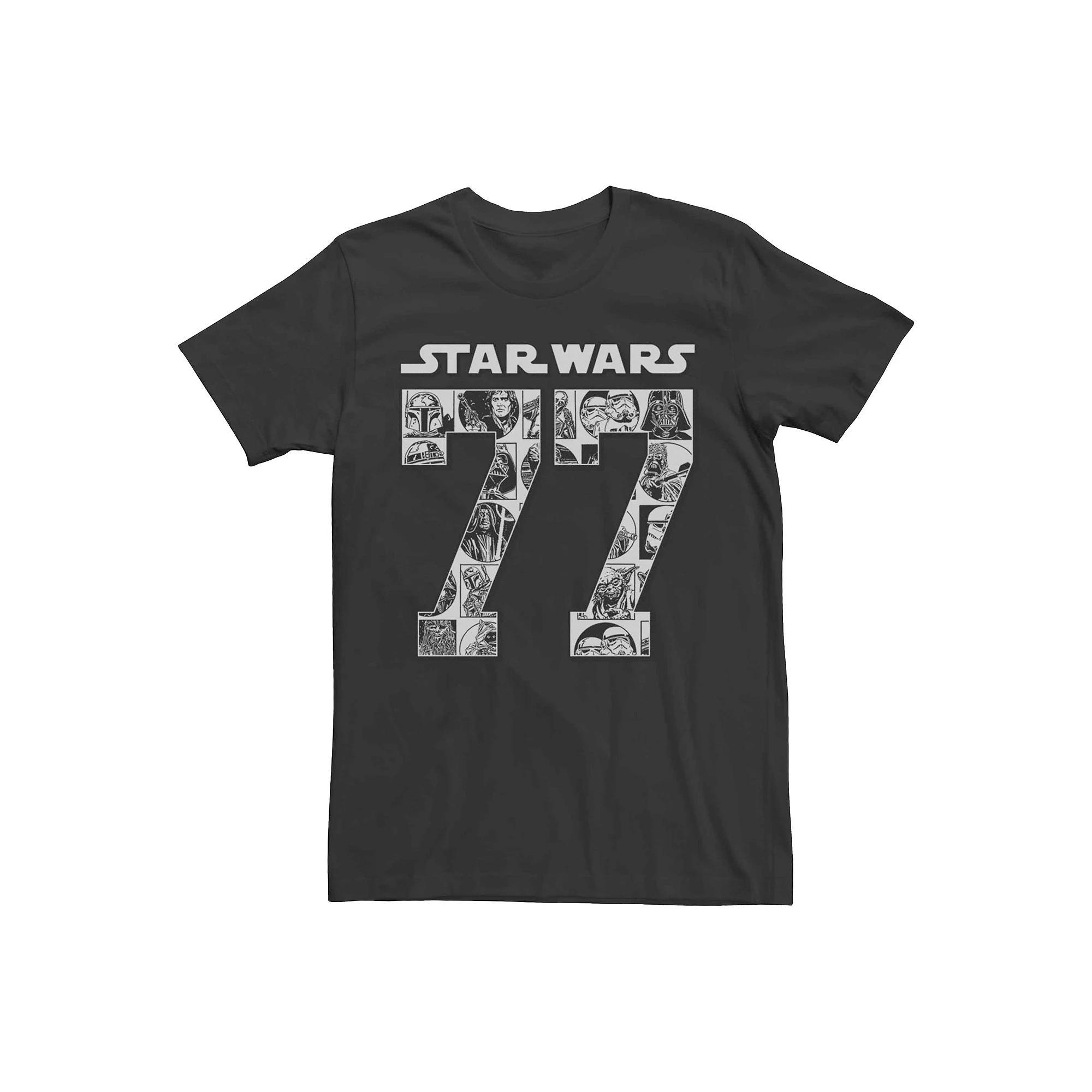 Men's Star Wars '77 Scene Tee, Size: 3XL, Black Product Image