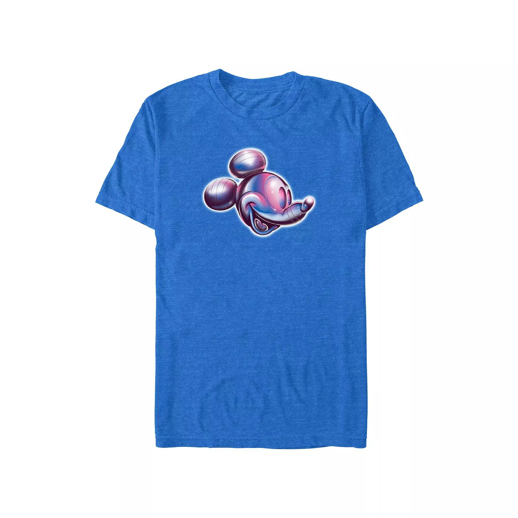 Disney's Mickey Mouse Chrome Icon Big & Tall Graphic Tee, Men's,  Product Image