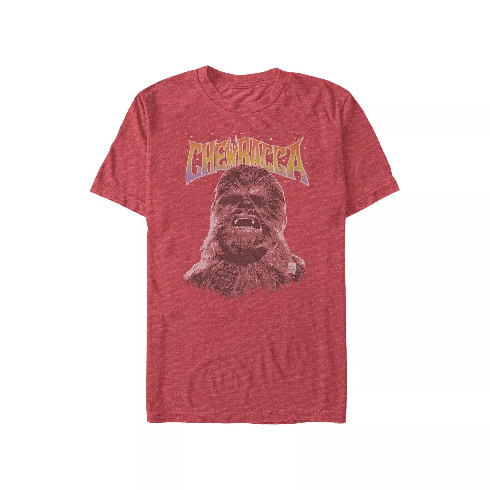 Big & Tall Star Wars Screaming Chewbacca Graphic Tee, Men's, Size: XL Tall, Red Grey Product Image