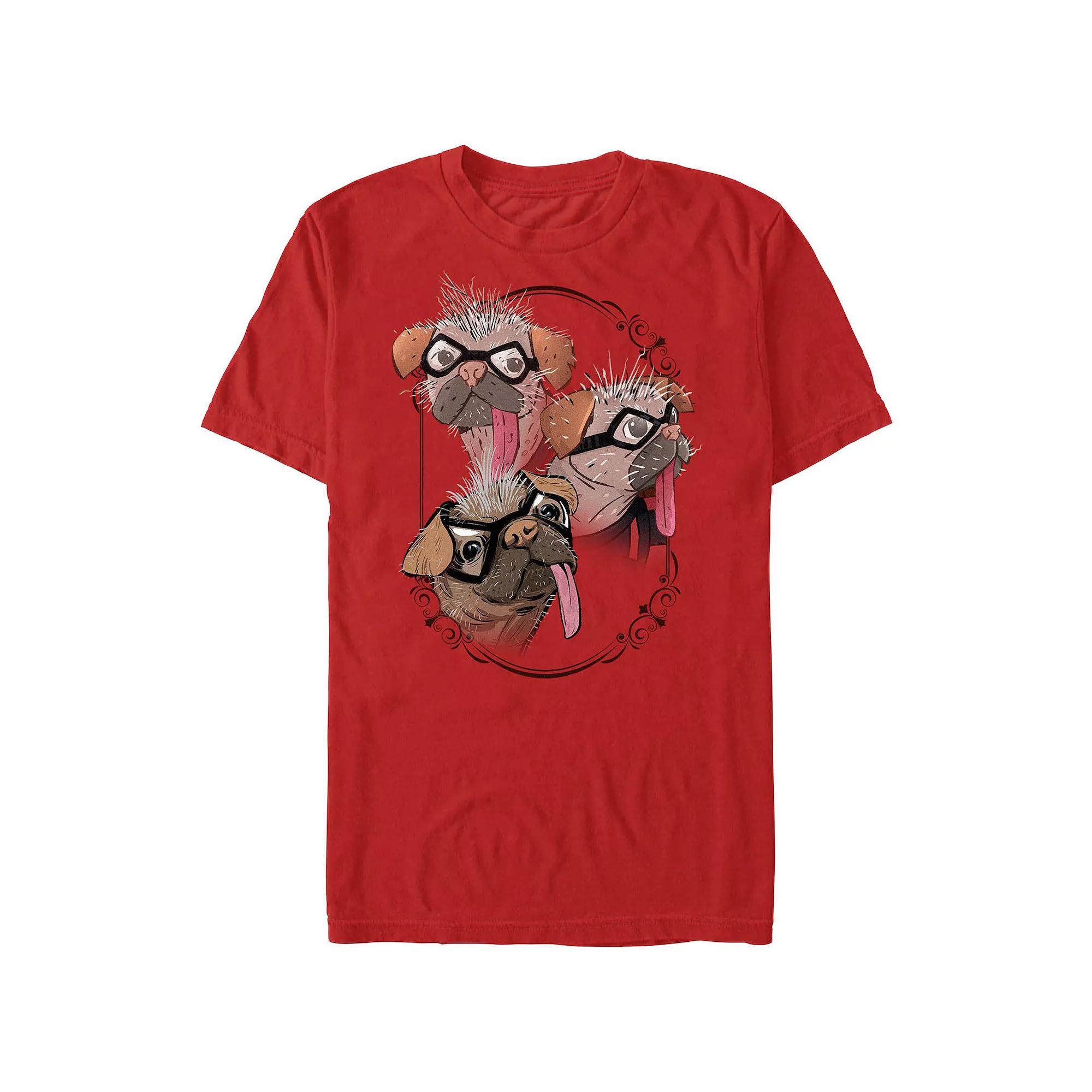 Men's Deadpool And Wolverine Dogpool Three Faces Graphic Tee,  Product Image