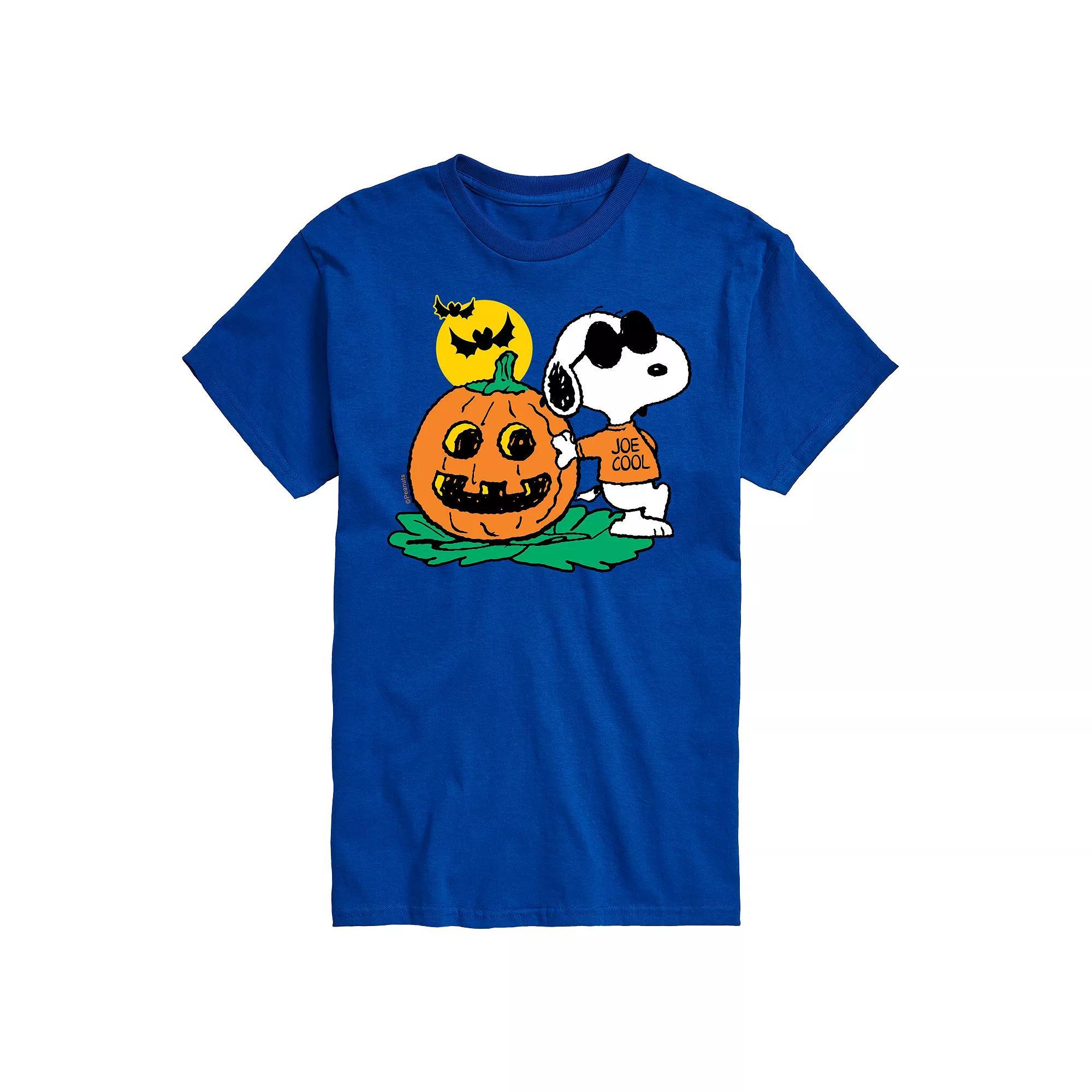 Big & Tall Peanuts Joe Cool Pumpkin Tee, Men's,  Product Image