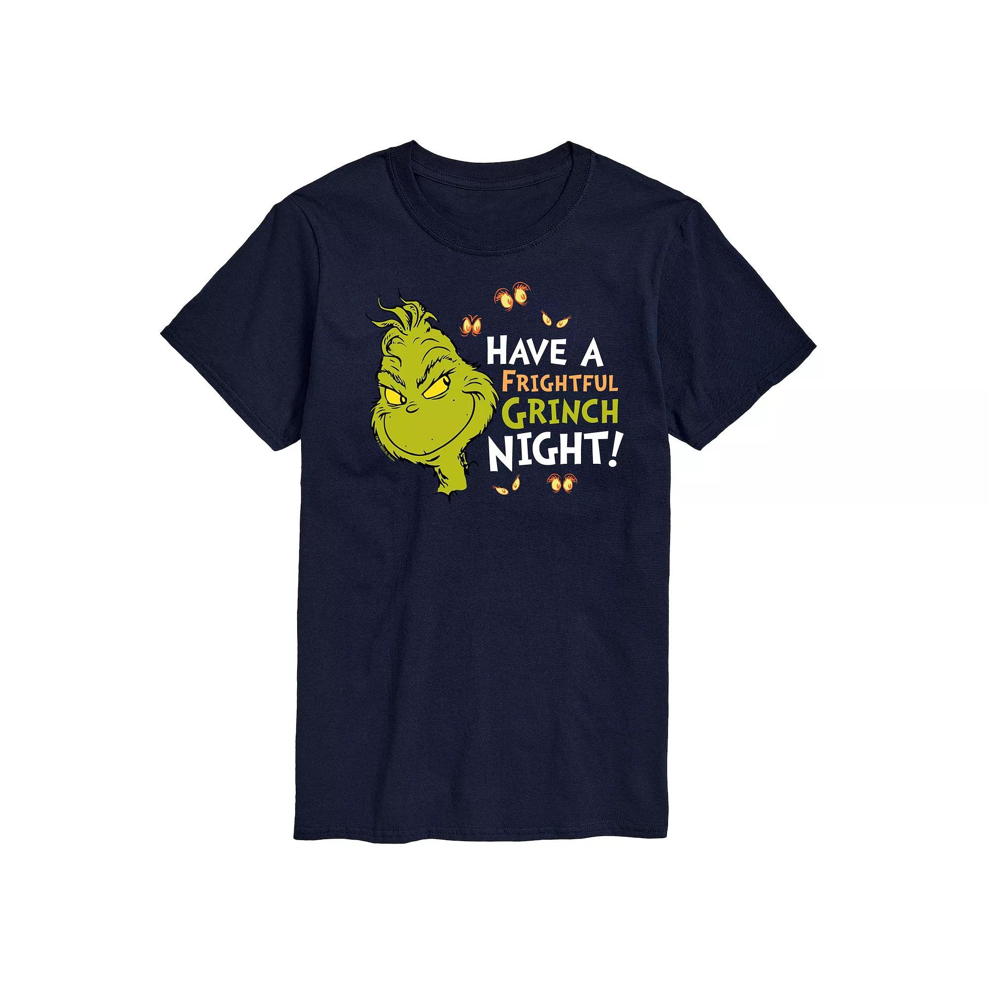 Men's Dr. Seuss Have a Frightful Grinch Night Graphic Tee,  Product Image