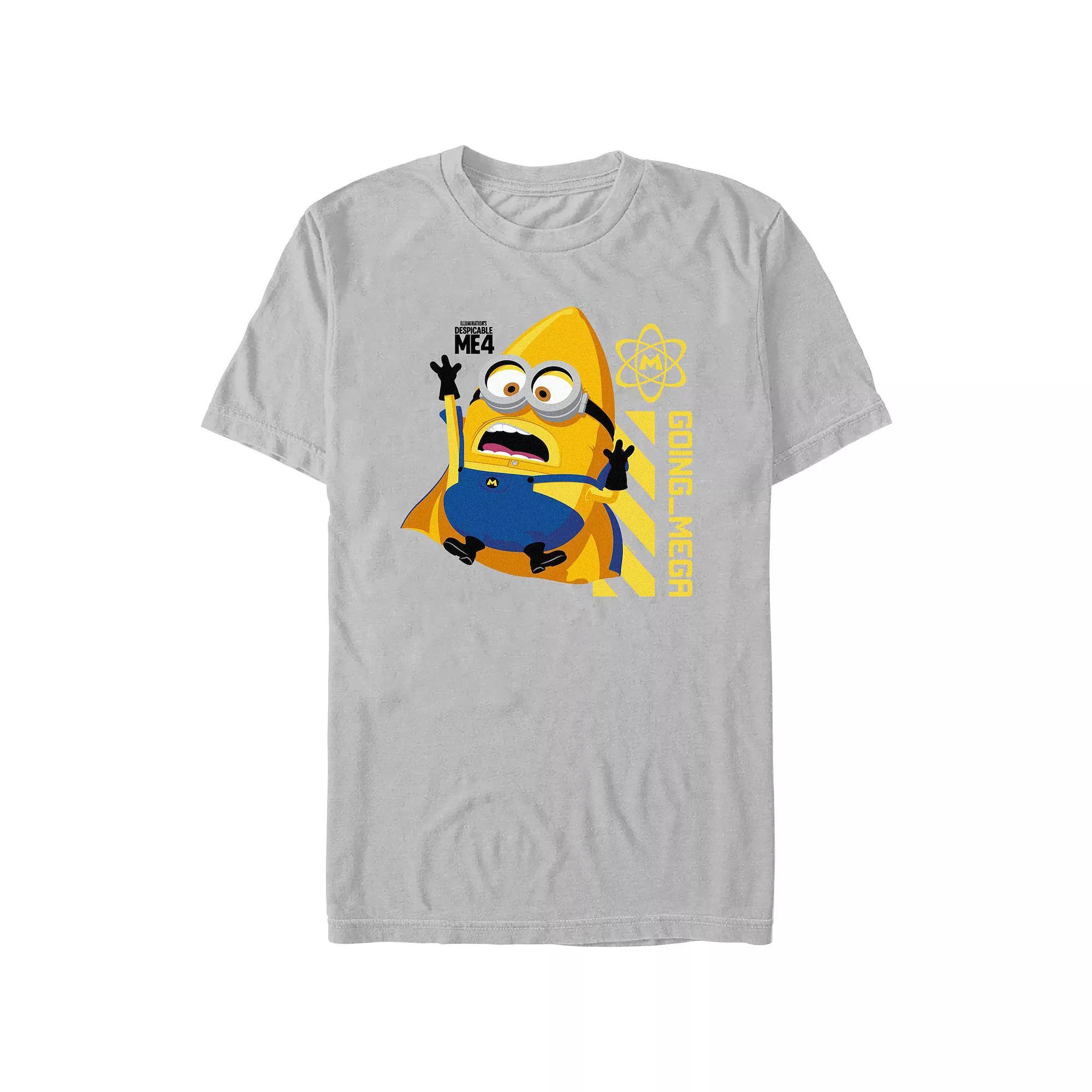 Men's Despicable Me 4 Going Mega Poster Graphic Tee,  Product Image
