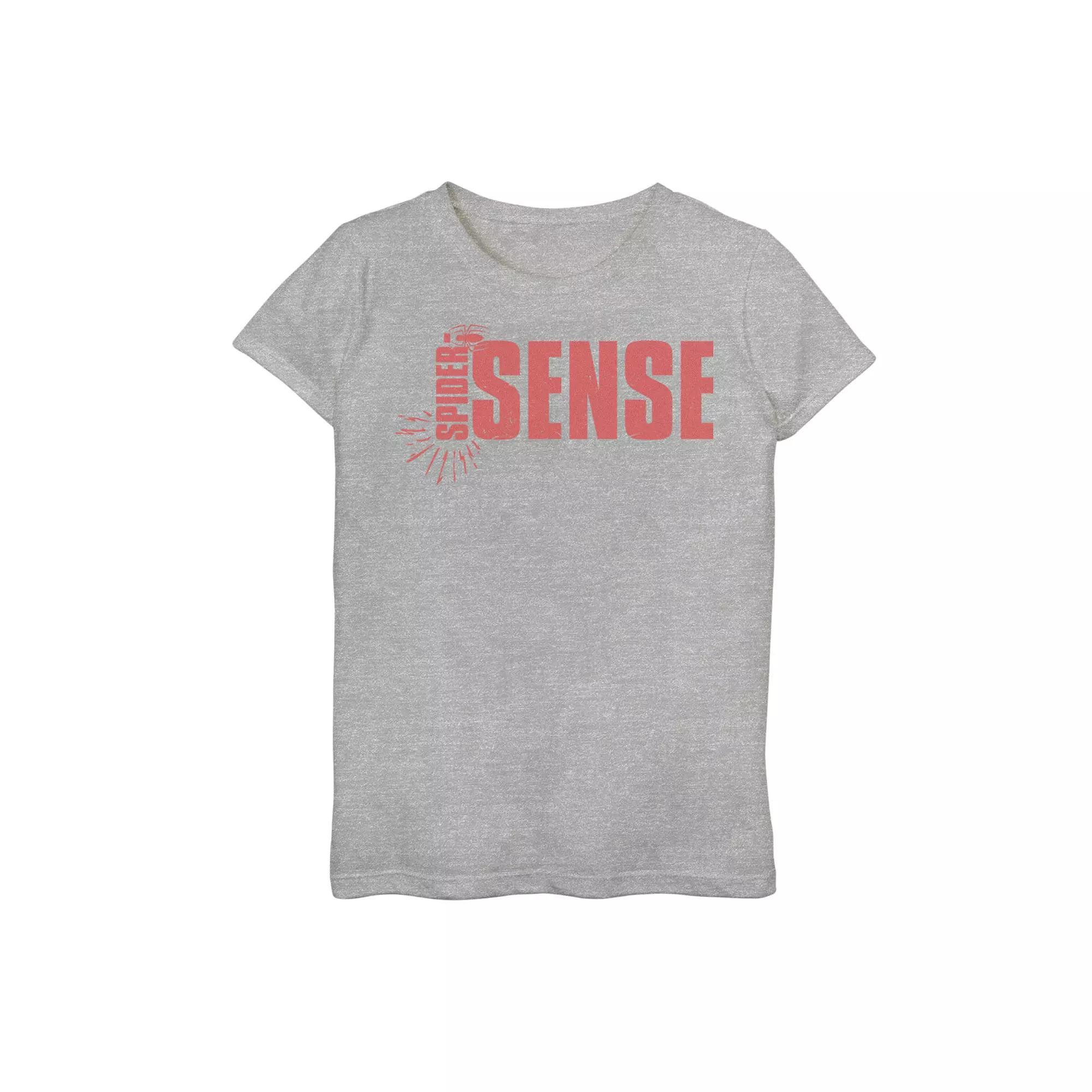 Girls 7-16 Marvel Spider-Man Spider-Sense Text Graphic Tee, Girl's,  Product Image