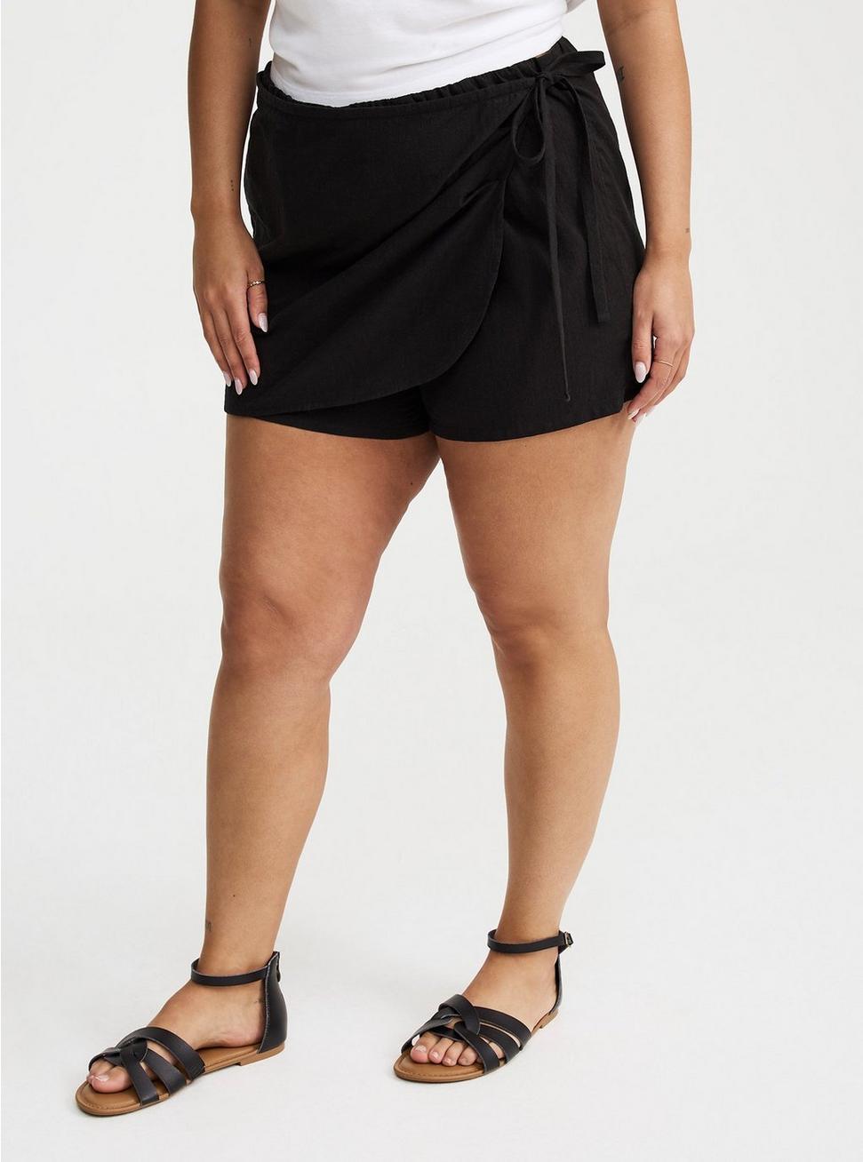 Beach Linen Side-Tie Skort Product Image