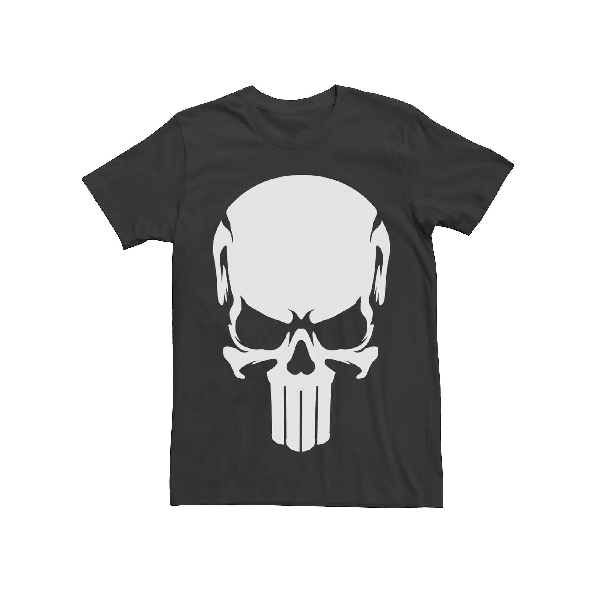 Men's Marvel's Punisher Skull Tee, Size: XXL, Black Product Image