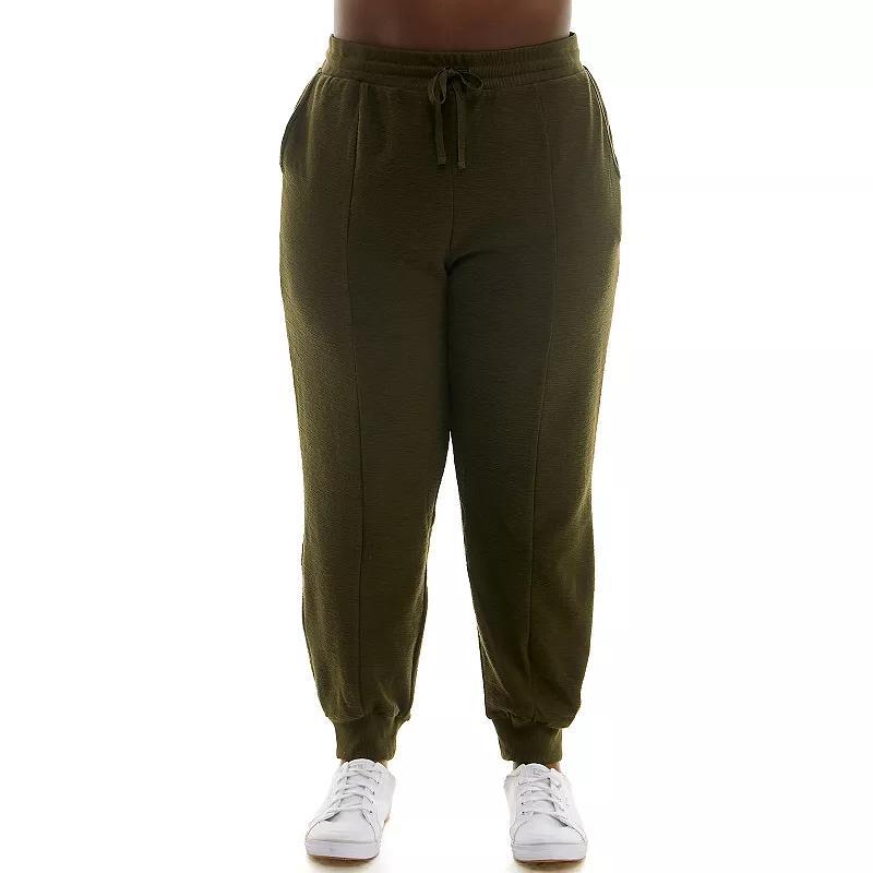 Plus Size Nina Leonard Harem Leg Pants, Womens Product Image