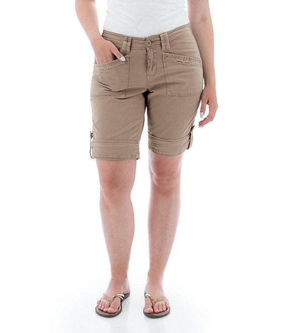 Aventura Arden V2 Organic Cotton Blend Twill Solid Bermuda Shorts Product Image