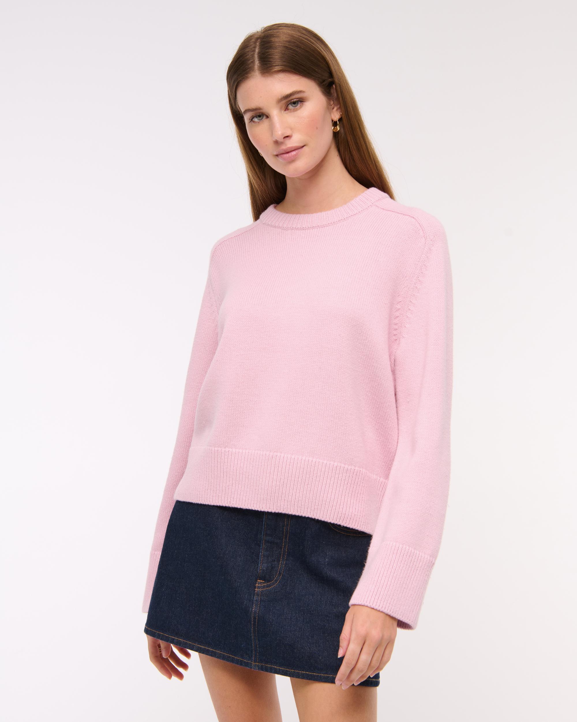 The A&F Madeline Crew Sweater Product Image