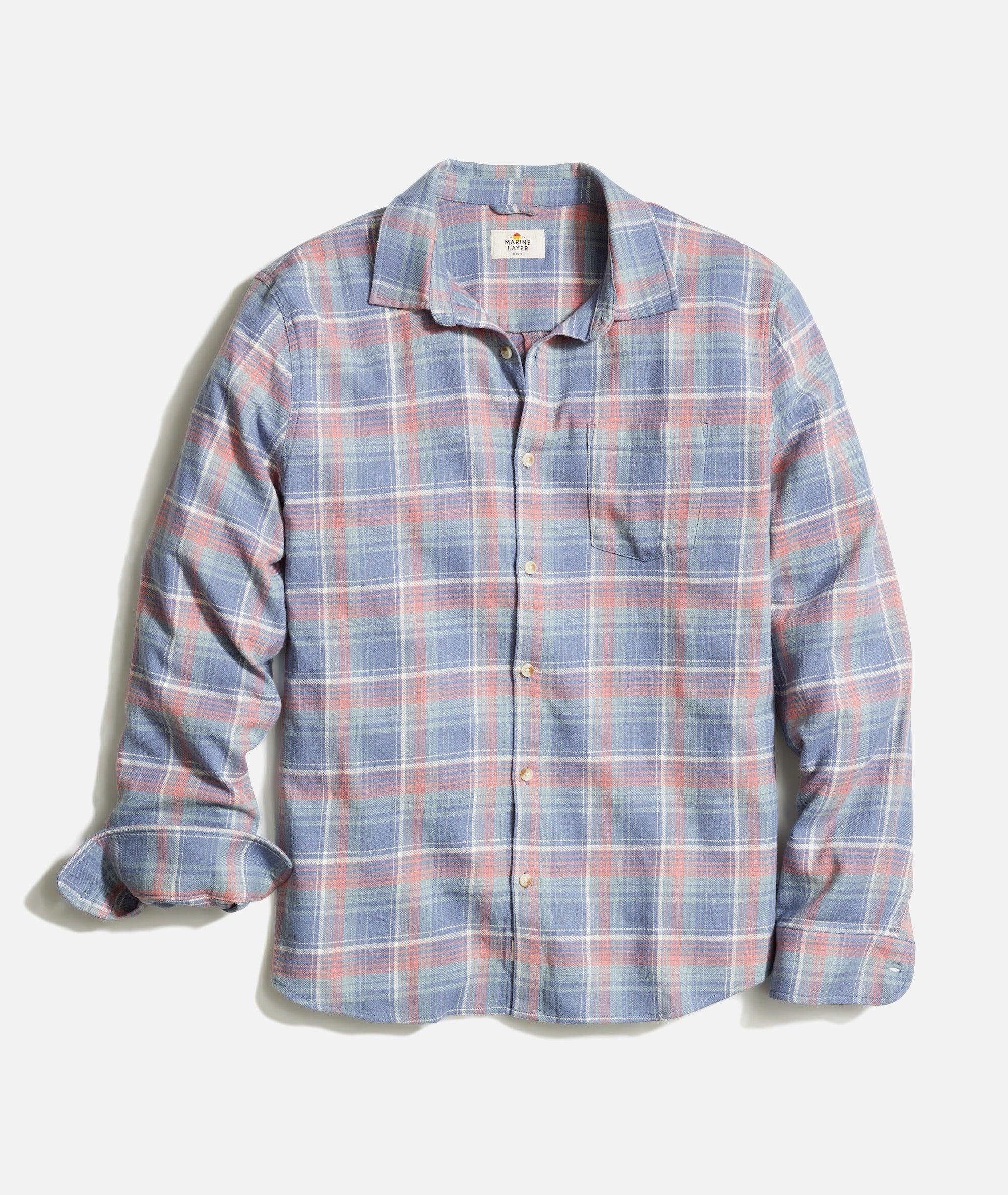 Stretch Selvage Long Sleeve Shirt Product Image