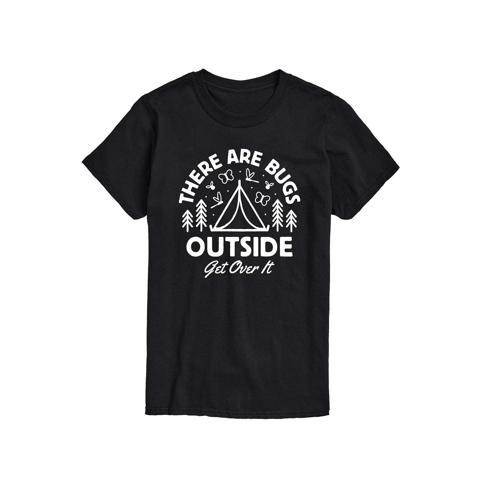Men's There Are Bugs Outside Get Over It Graphic Tee,  Product Image