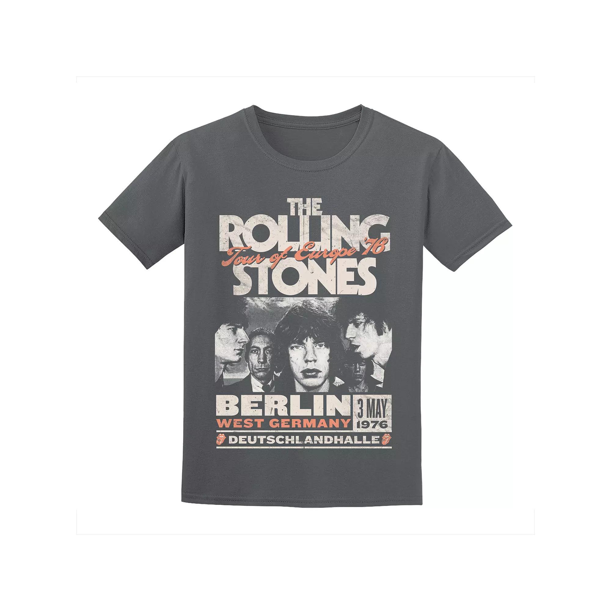 Men's Rolling Stones Tee, Size: Large, Grey Product Image