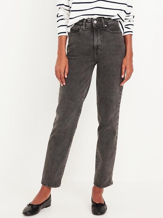 High-Waisted OG Straight Ankle Jeans Product Image