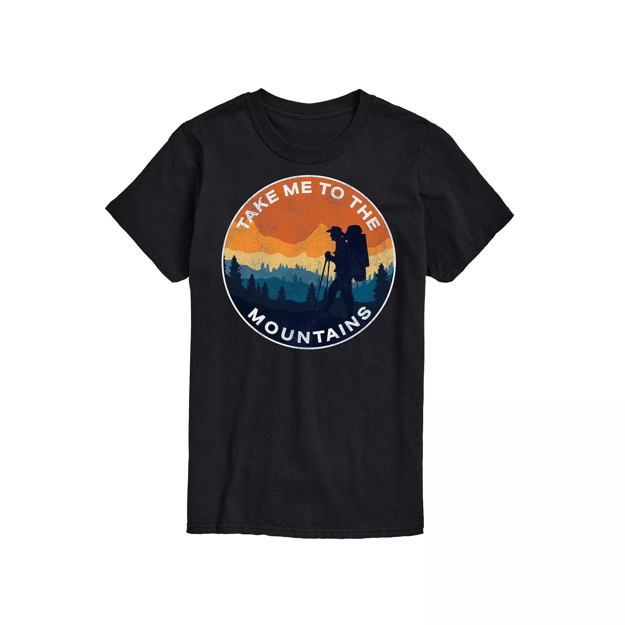 Big & Tall Take Me To The Mountains Tee, Men's,  Product Image