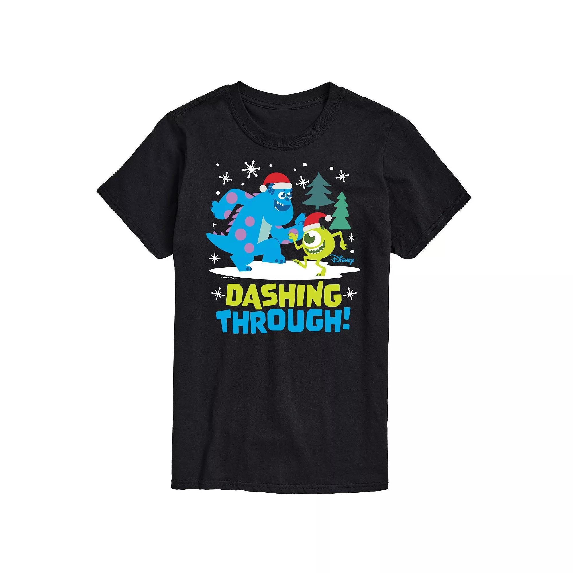Disney / Pixar's Monsters Inc Big & Tall Dashing Through Graphic Tee, Men's,  Product Image