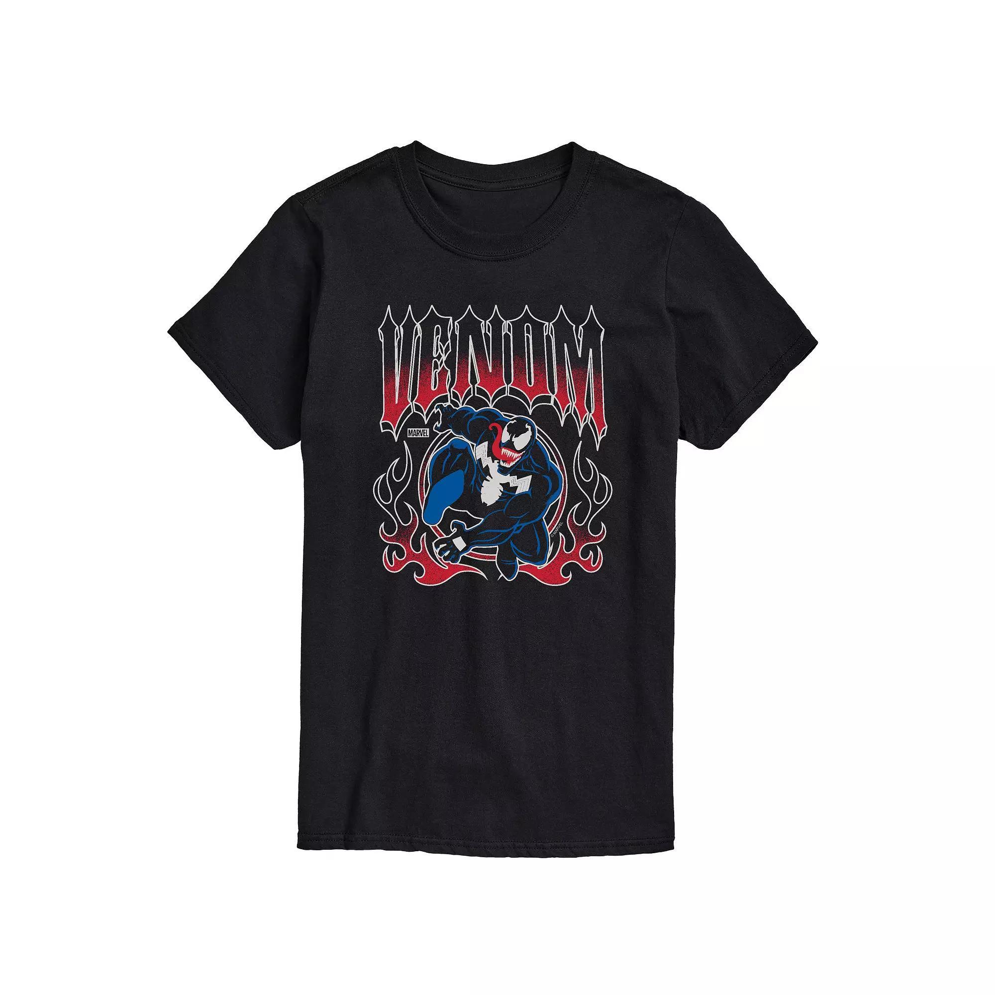 Big & Tall Marvel Venom Metal Band Graphic Tee, Men's,  Product Image
