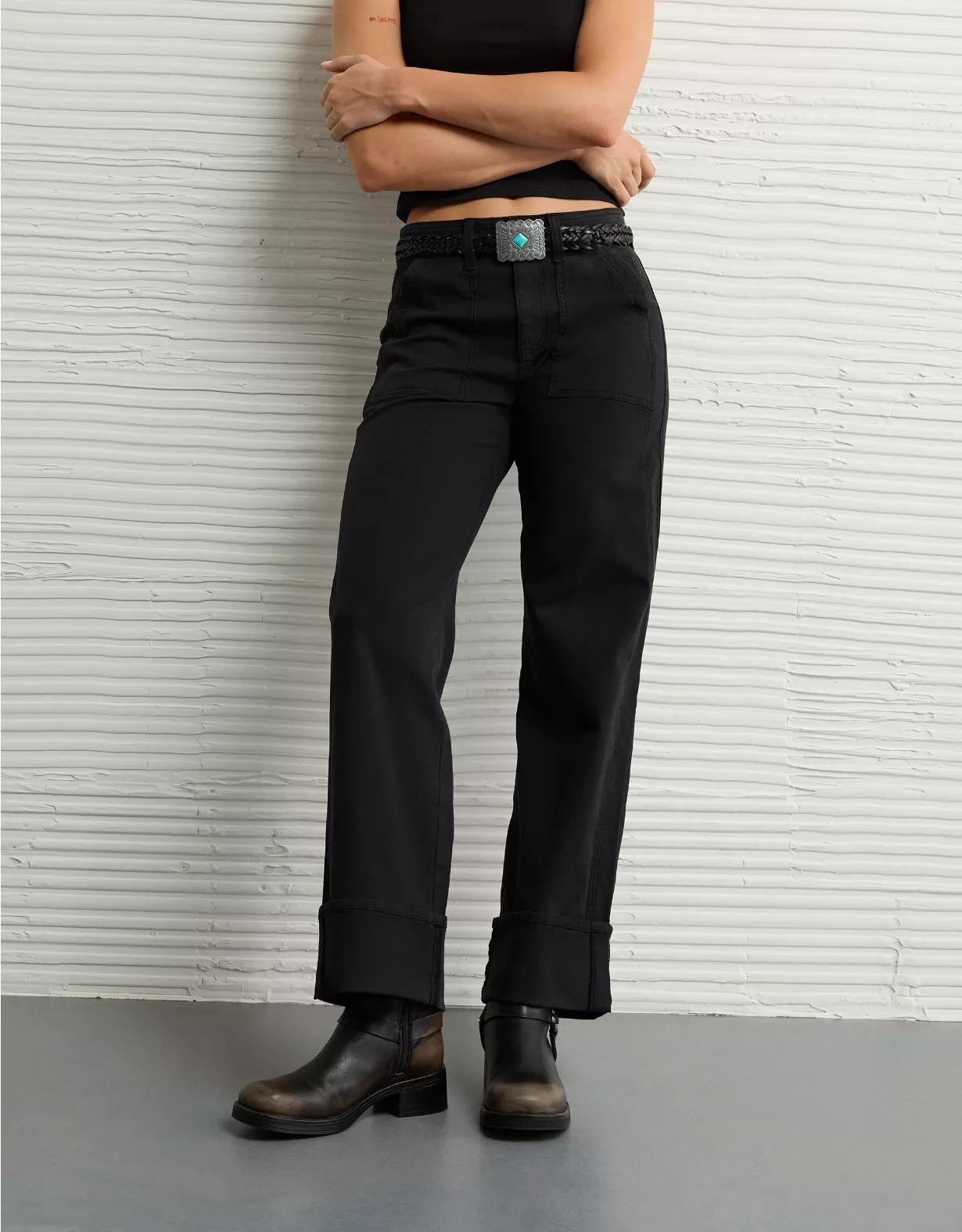 AE Stretch High-Waisted Stovepipe Pant Product Image