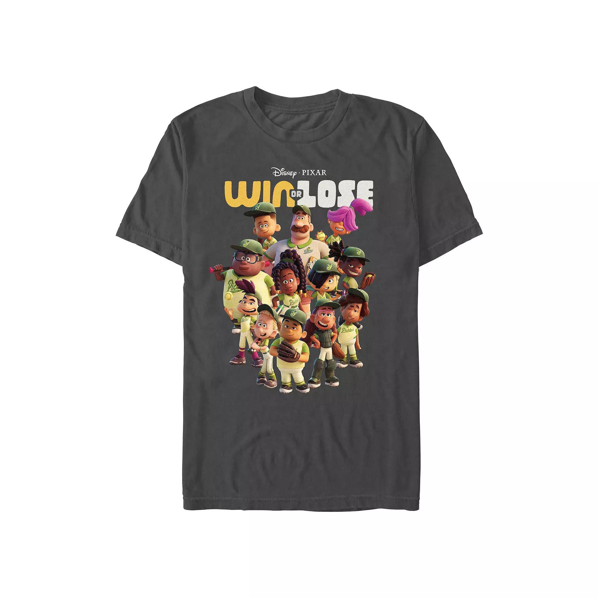 Men's Win Or Lose Team Portrait Graphic Tee, Size: XXL, Grey Product Image