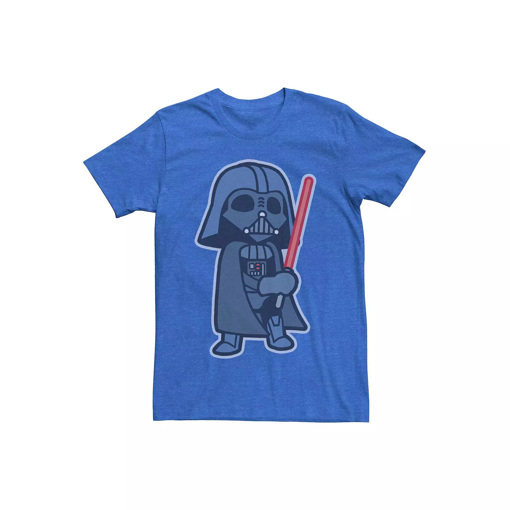 Men's Star Wars Darth Vader Cartoon Style Graphic Tee,  Product Image