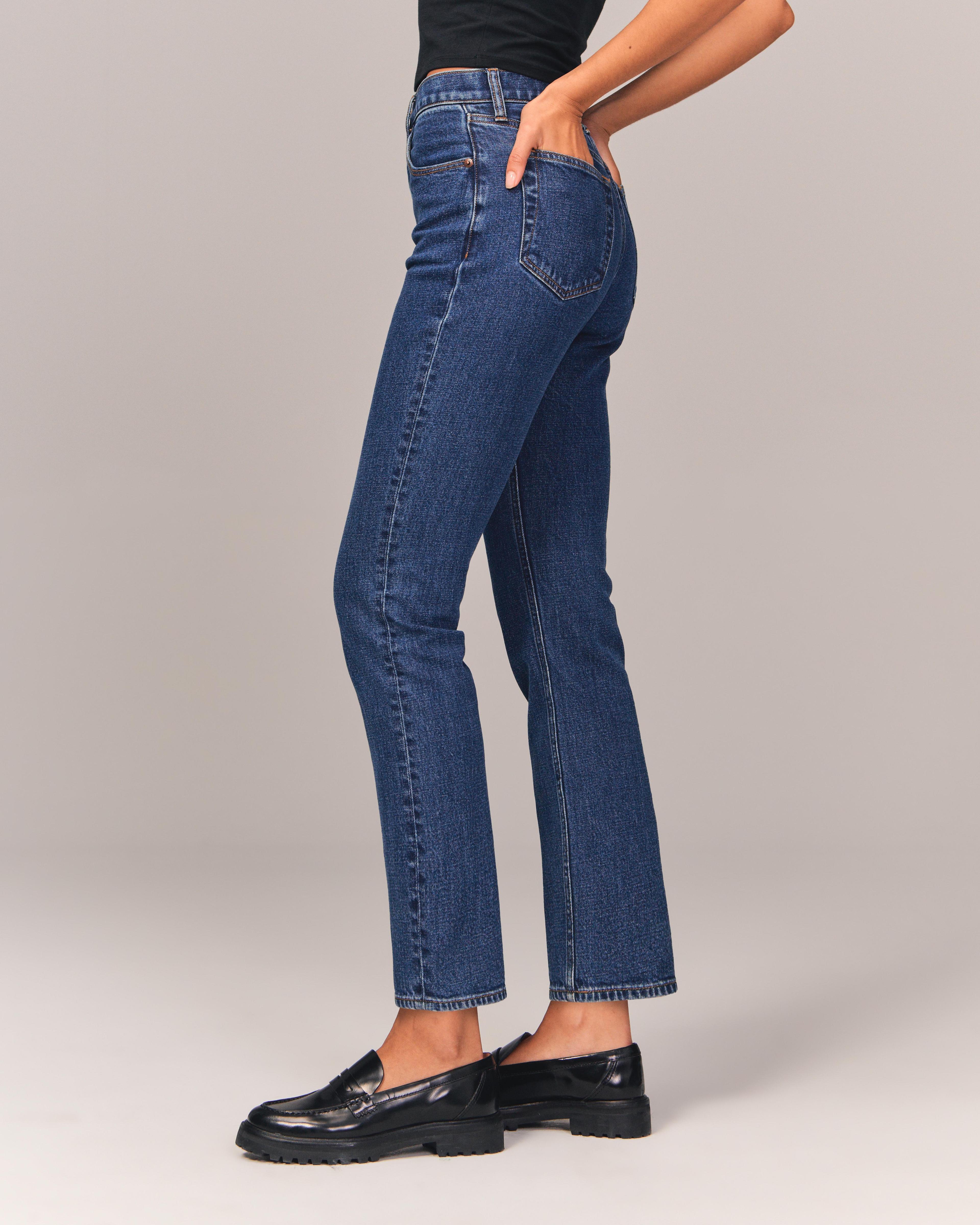 Ultra High Rise Ankle Straight Jean Product Image