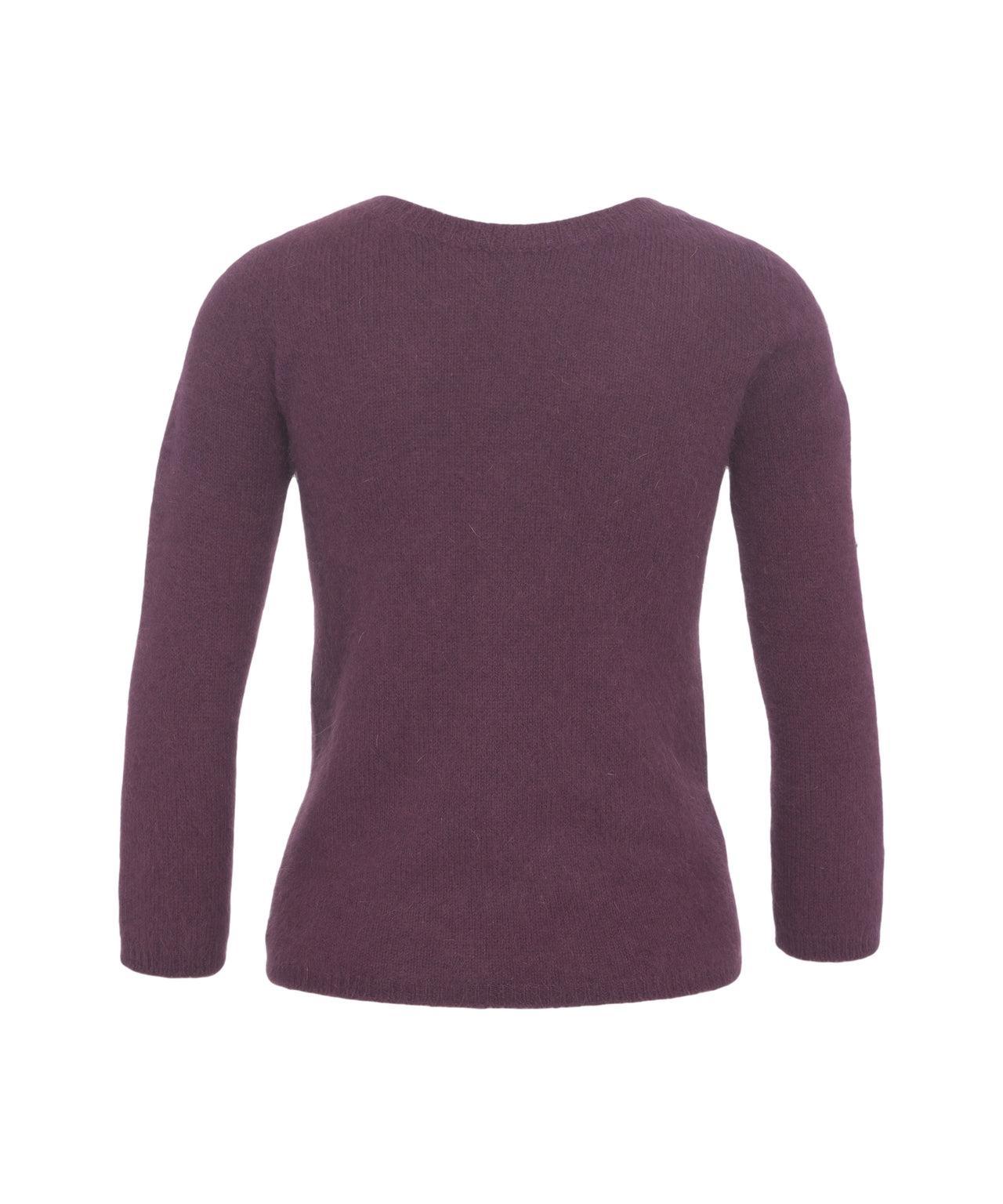 Knitted Sweater with V-Neck Product Image