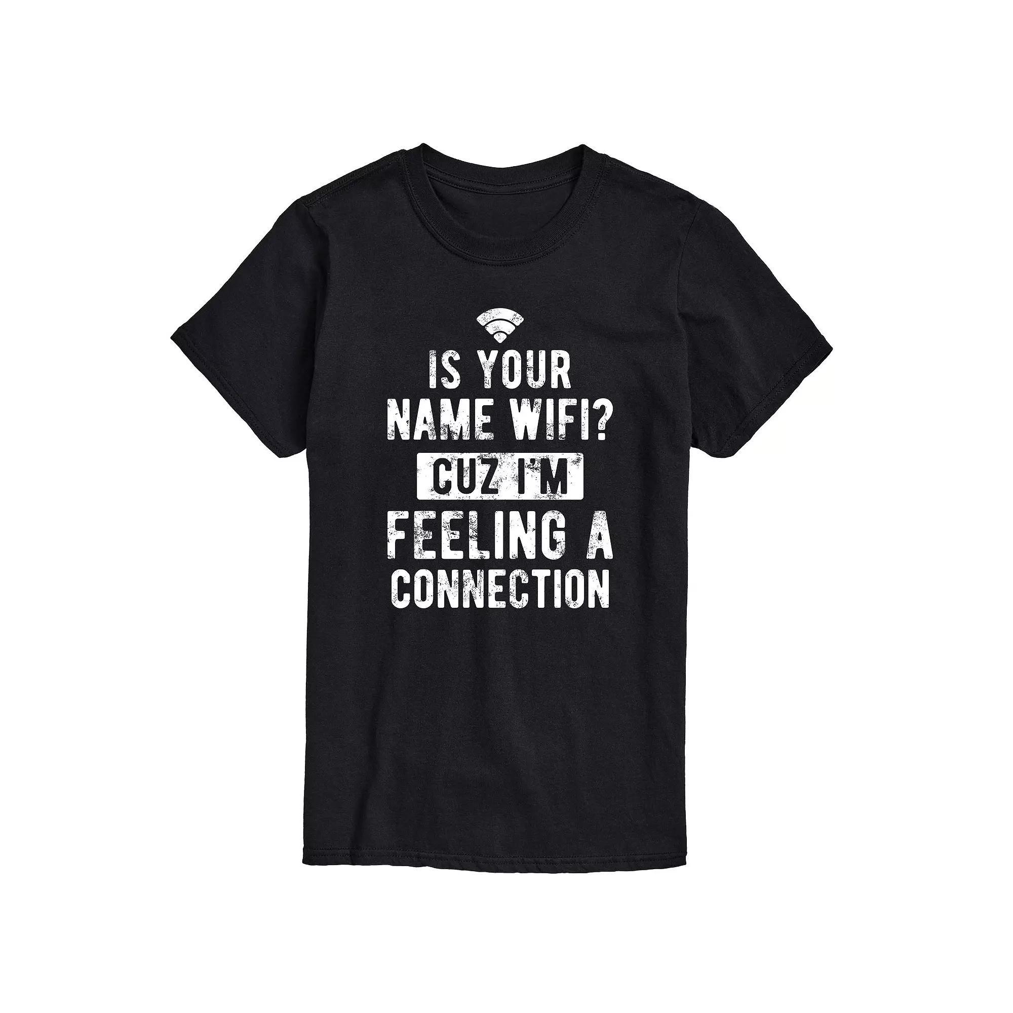 Men's Is Your Name Wifi Connection Graphic Tee,  Product Image