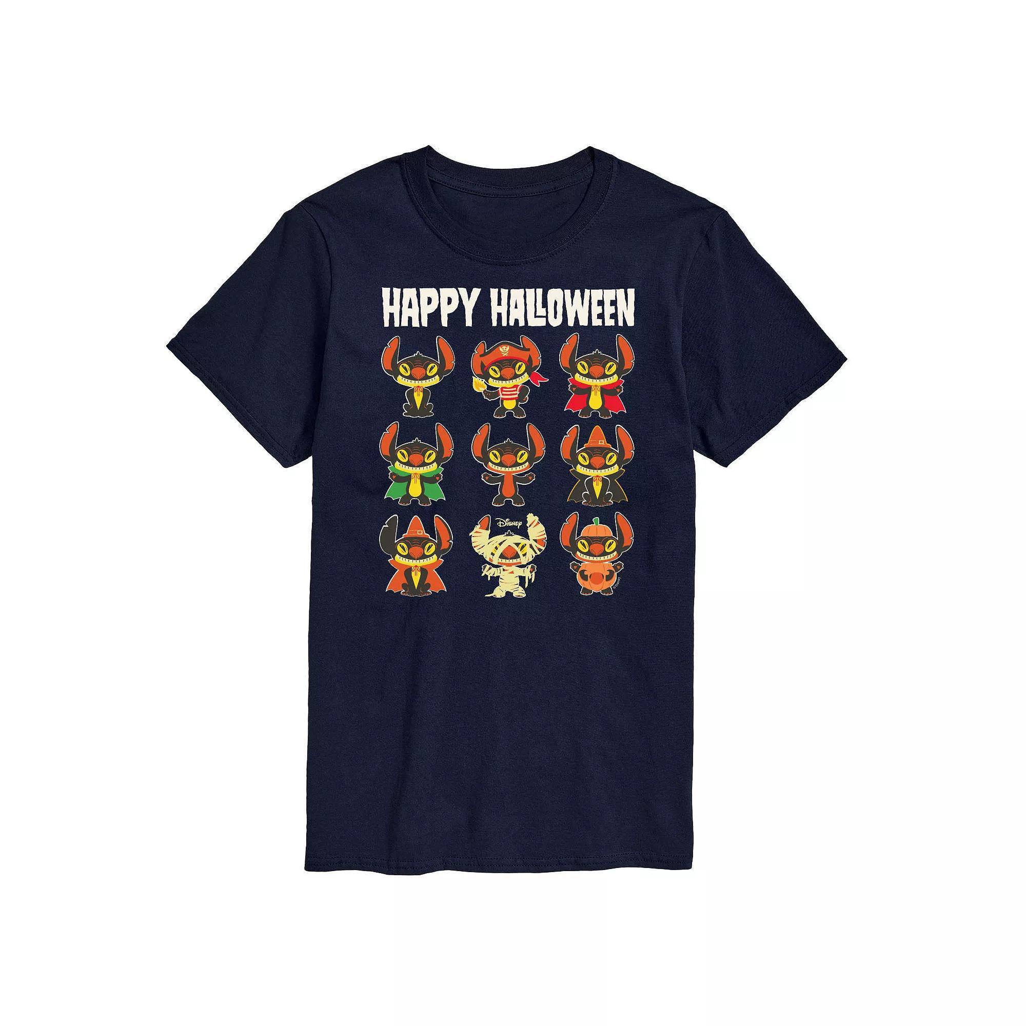 Disney's Lilo & Stitch Big & Tall Happy Halloween Graphic Tee, Men's,  Product Image