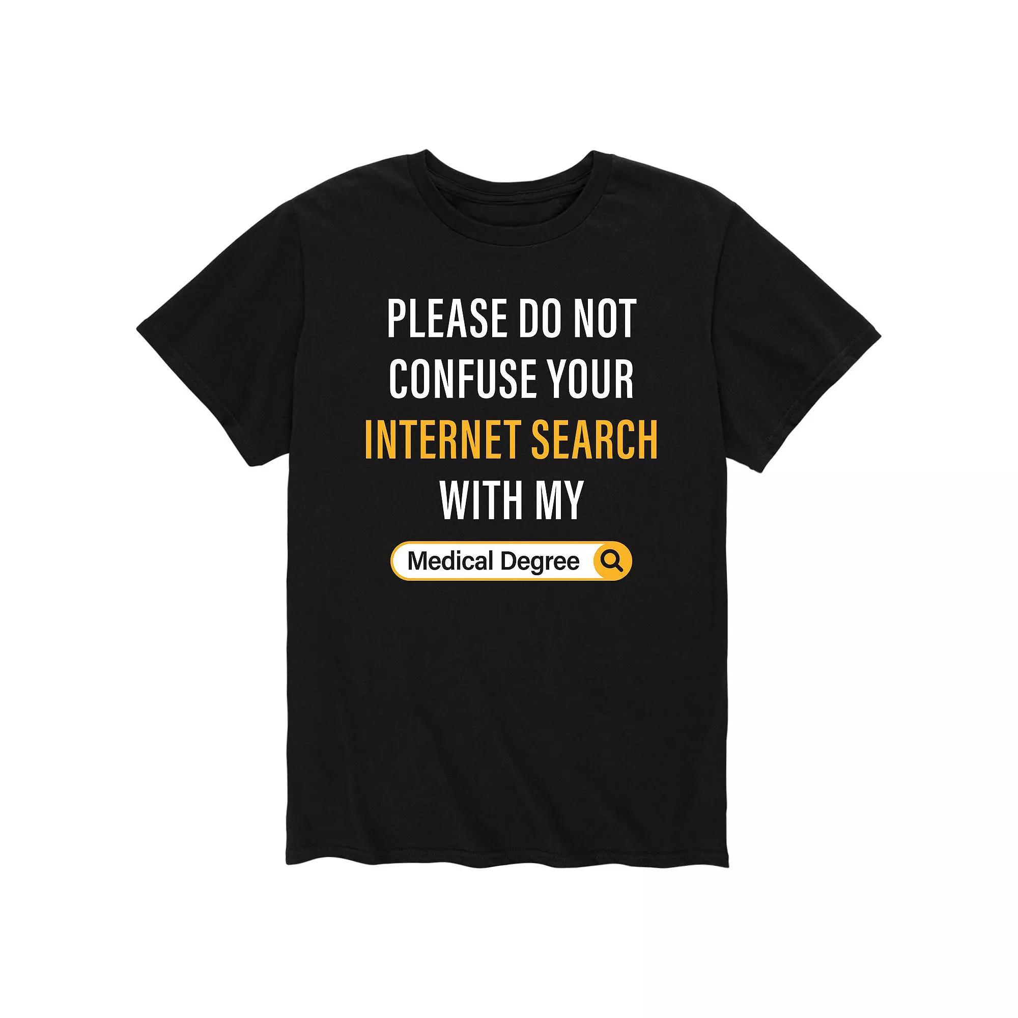 Men's Internet Medical Degree Tee,  Product Image