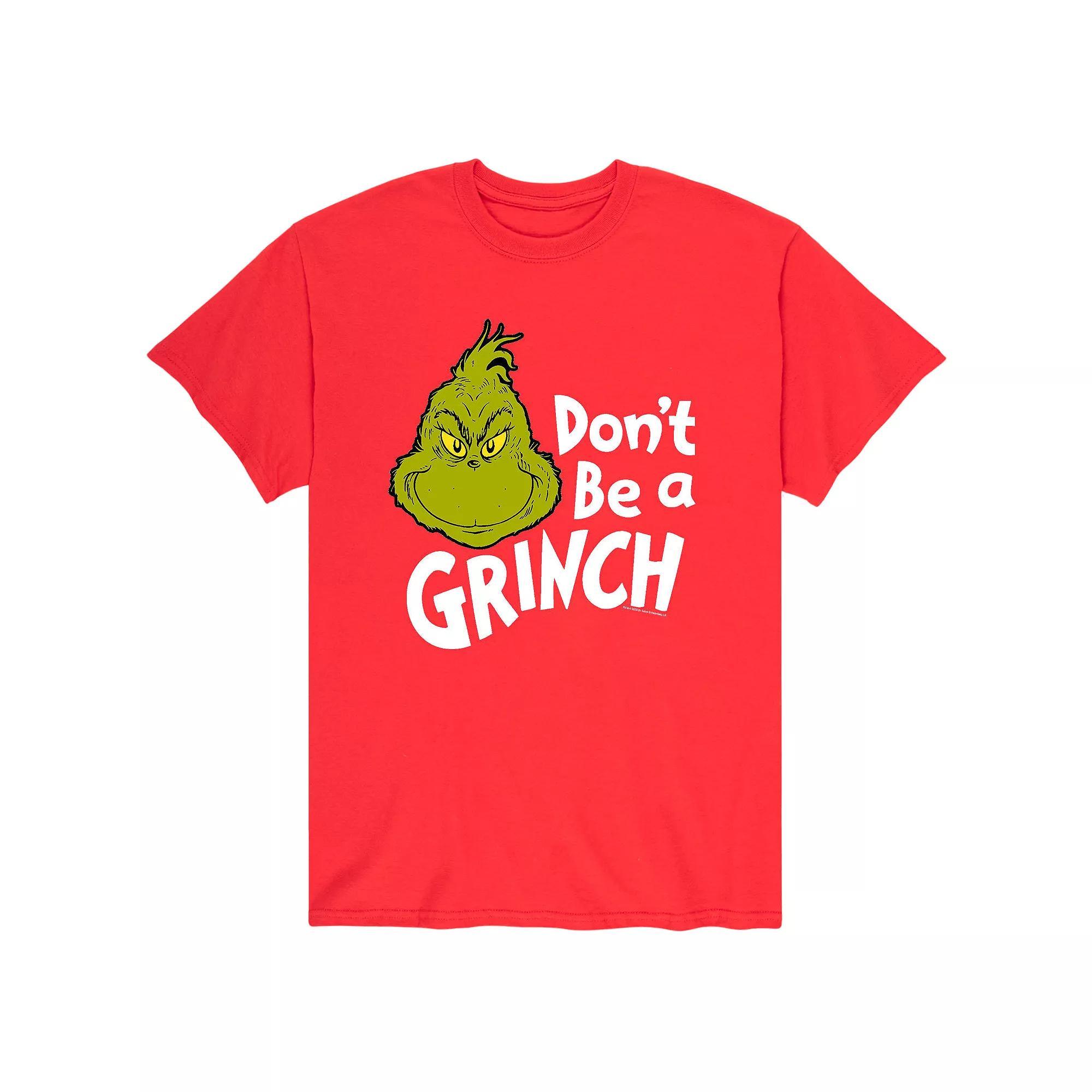 Men's Dr. Seuss The Grinch Dont Be Tee,  Product Image