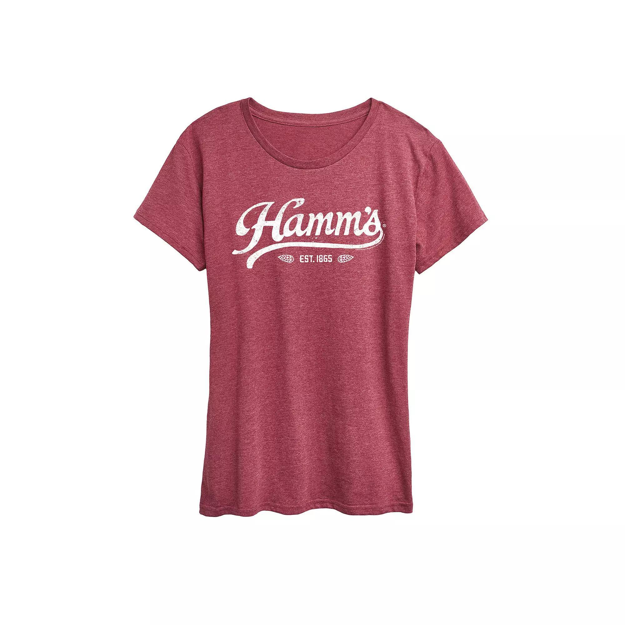 Women's Hamm's Vintage Logo Graphic Tee,  Product Image