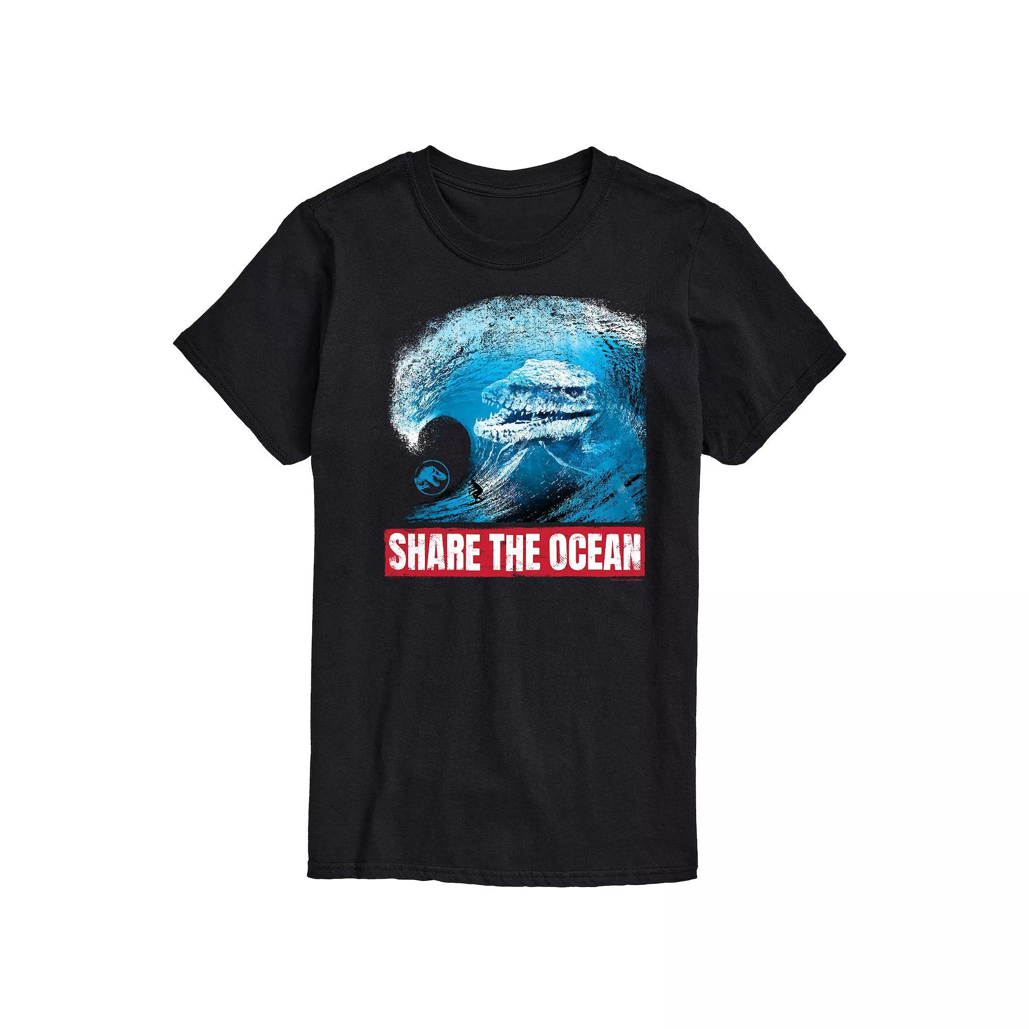 Men's Jurassic World Share The Ocean Graphic Tee,  Product Image