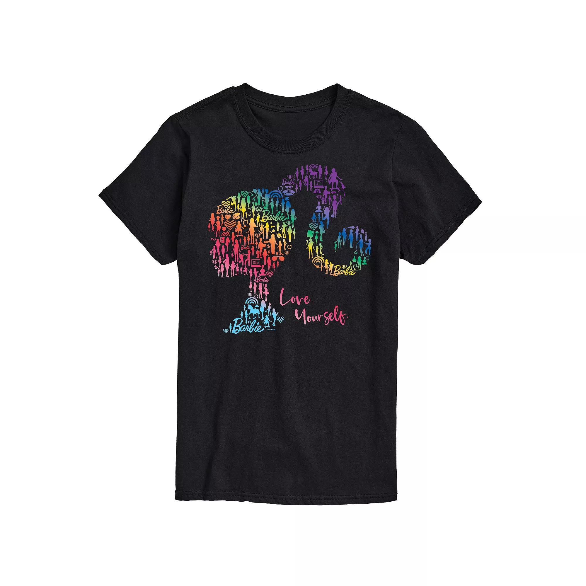 Men's Barbie Pride Silo Graphic Tee, Size: XL, Black Product Image