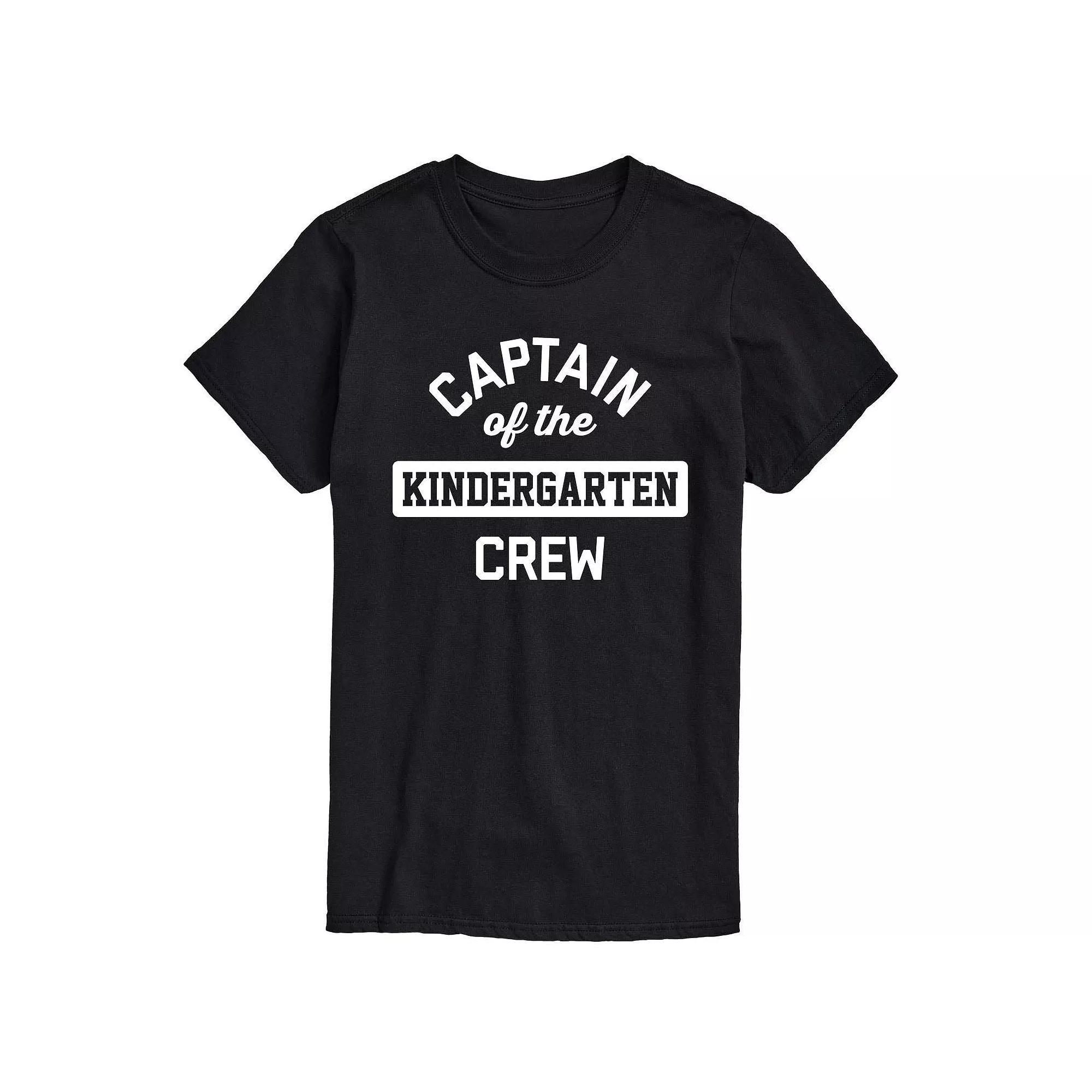Men's Captain of Kindergarten Crew Tee,  Product Image