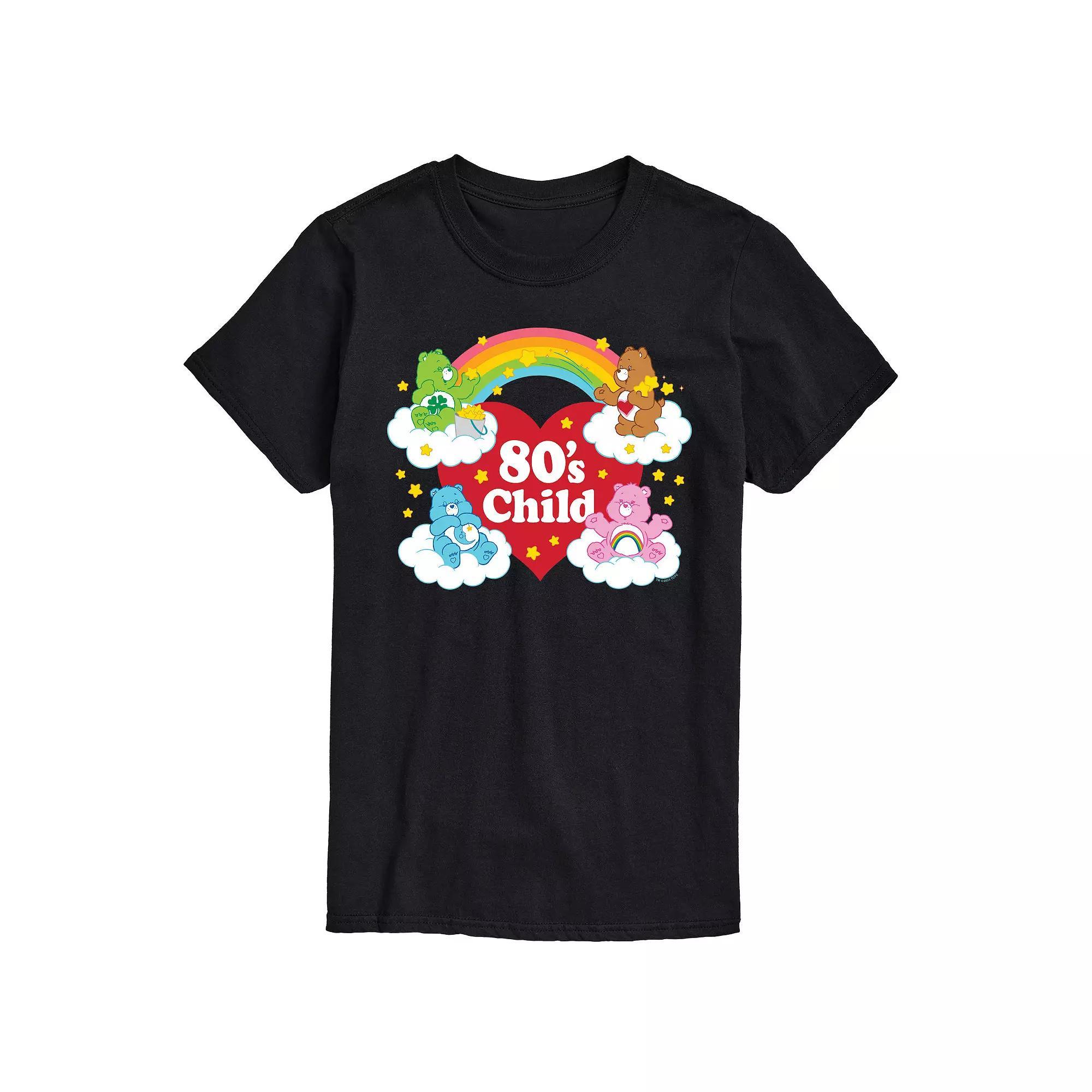 Big & Tall Care Bears 80s Child Graphic Tee, Men's,  Product Image