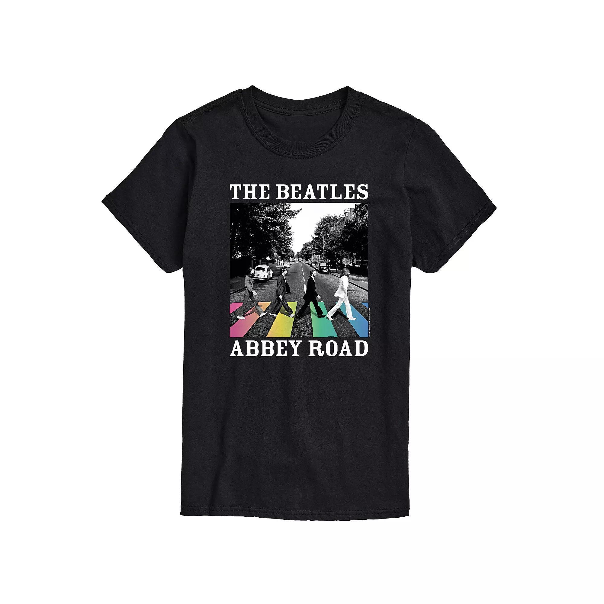 Big & Tall The Beatles Abbey Road Color Block Graphic Tee, Men's,  Product Image
