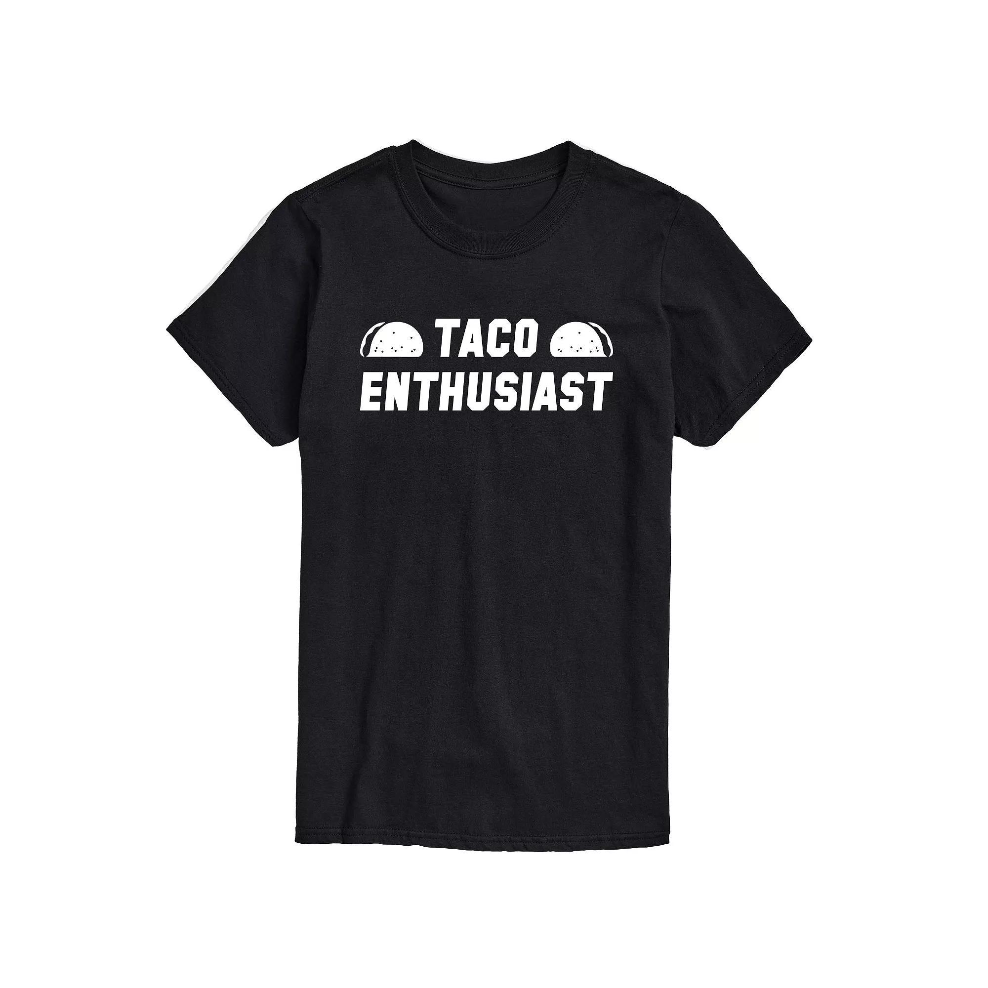 Men's Taco Enthusiast Graphic Tee,  Product Image