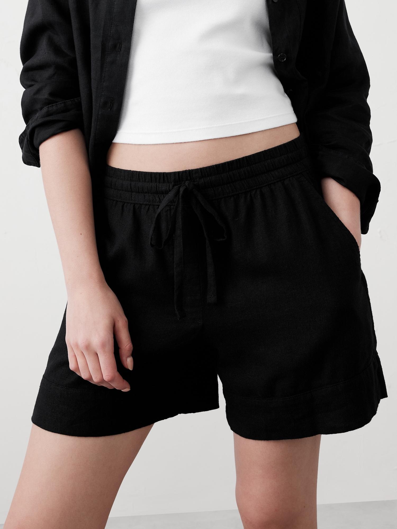 Linen-Blend Boxer Short Product Image