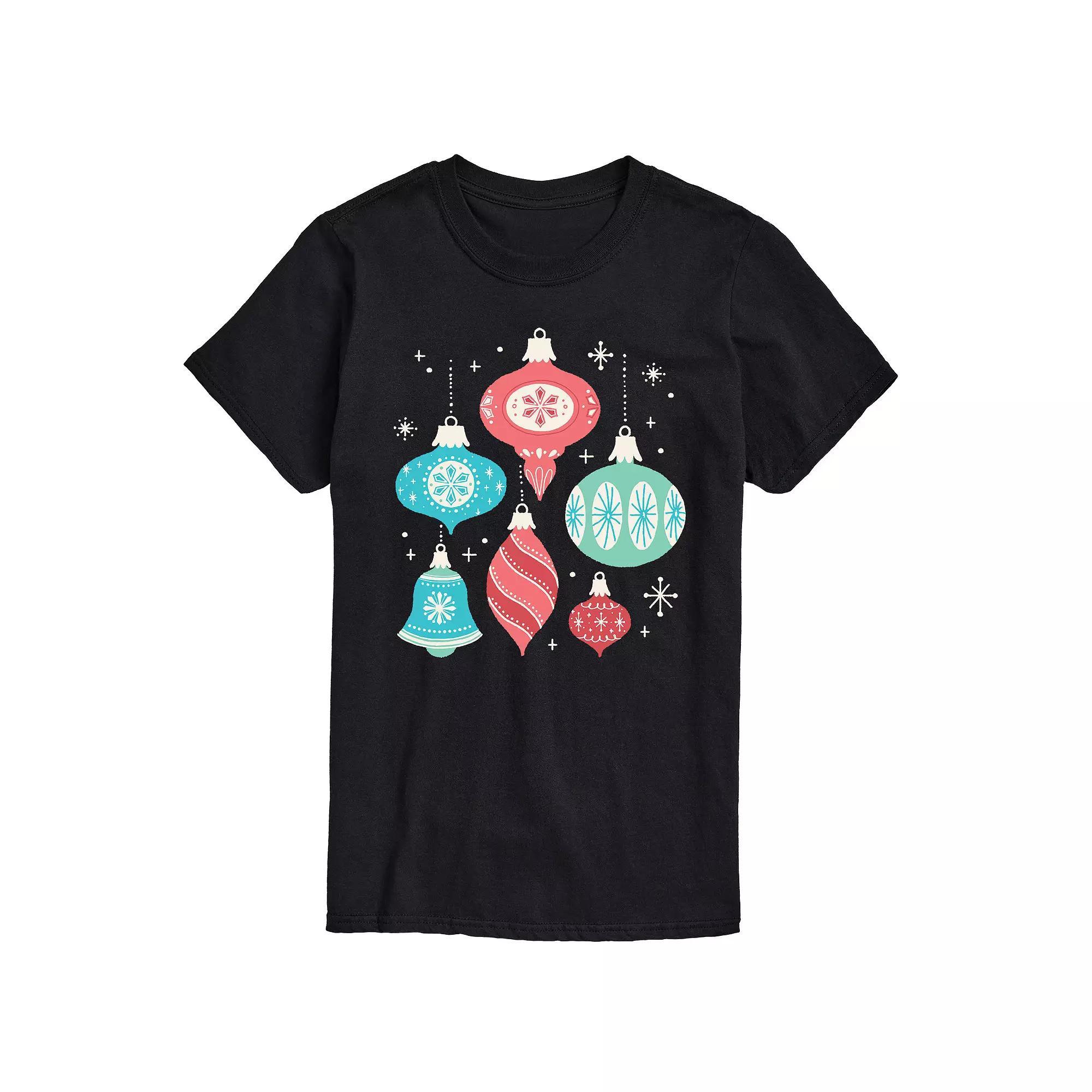 Big & Tall Retro Ornaments Graphic Tee, Men's,  Product Image