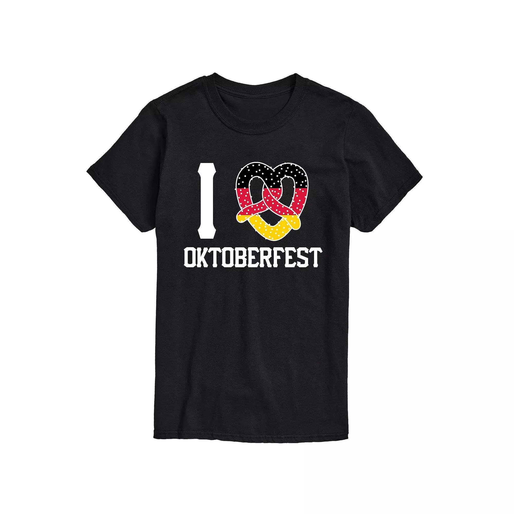 Big & Tall I Pretzel Oktoberfest Graphic Tee, Men's,  Product Image