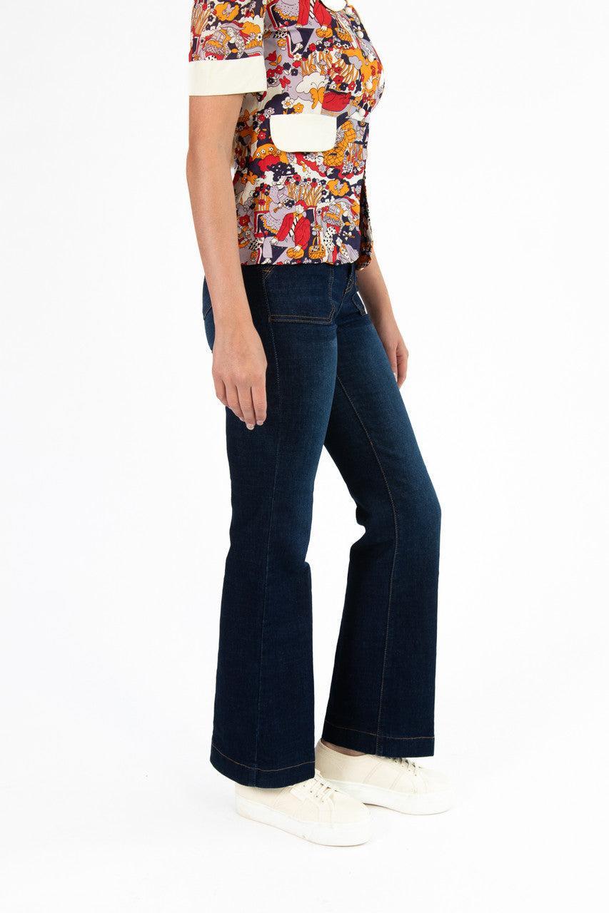 Dark Flare Jeans Product Image