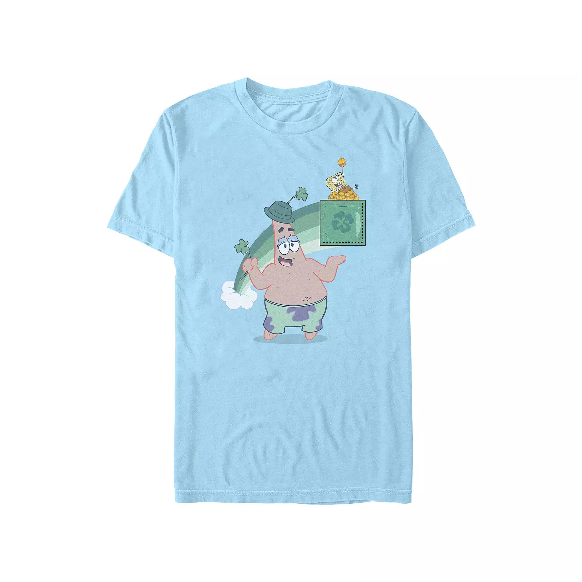 Men's SpongeBob SquarePants Lucky Patrick Graphic Tee,  Product Image