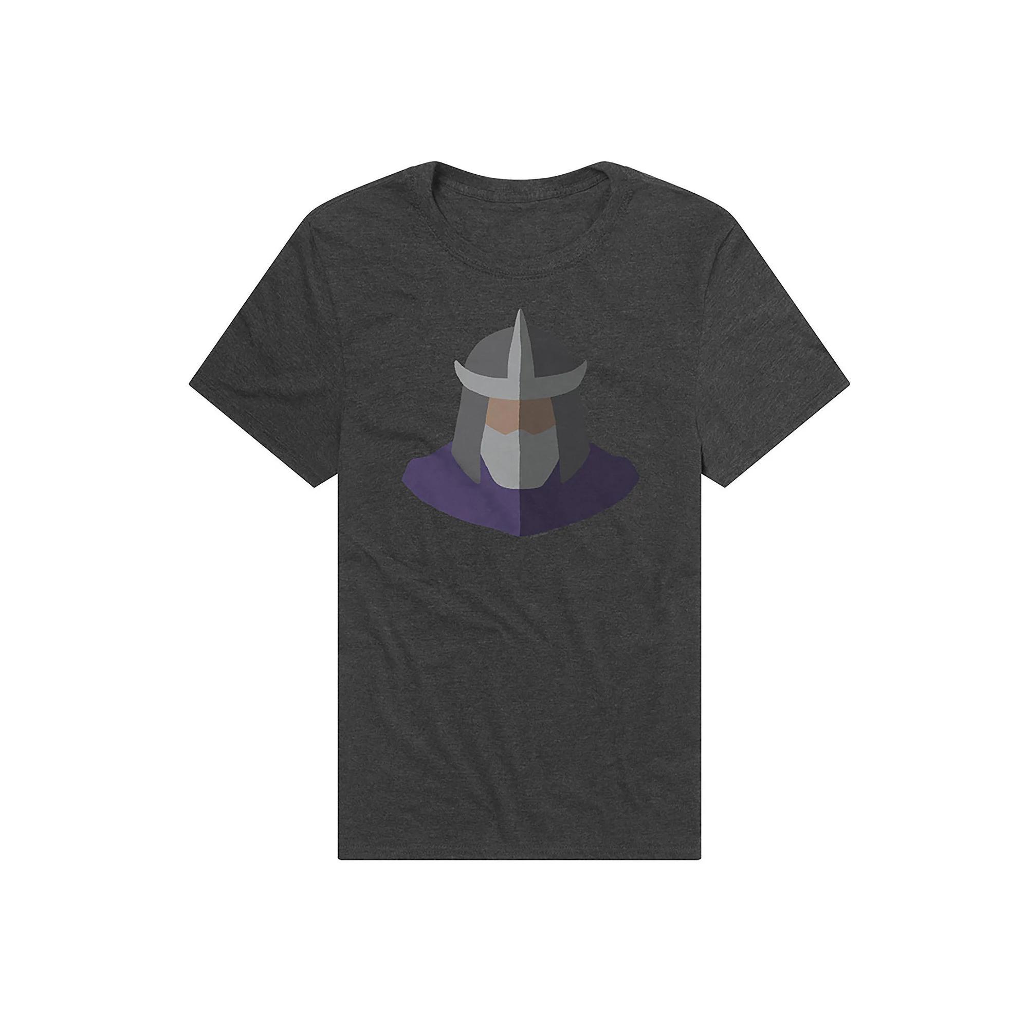 Men's Teenage Mutant Ninja Turtles Shredder Face Graphic Tee, Size: Small, Grey Product Image