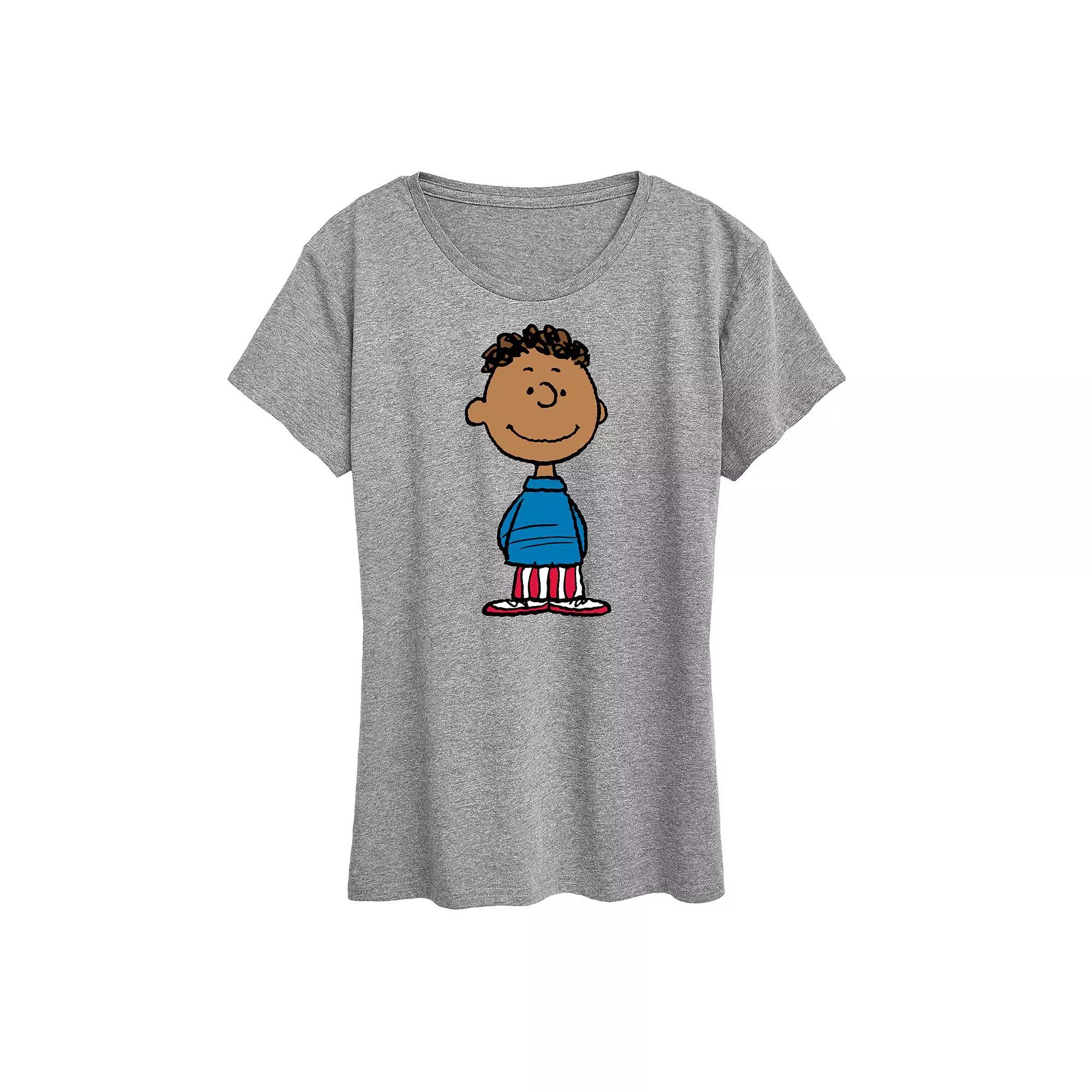 Women's Peanuts Franklin American Flag Graphic Tee,  Product Image