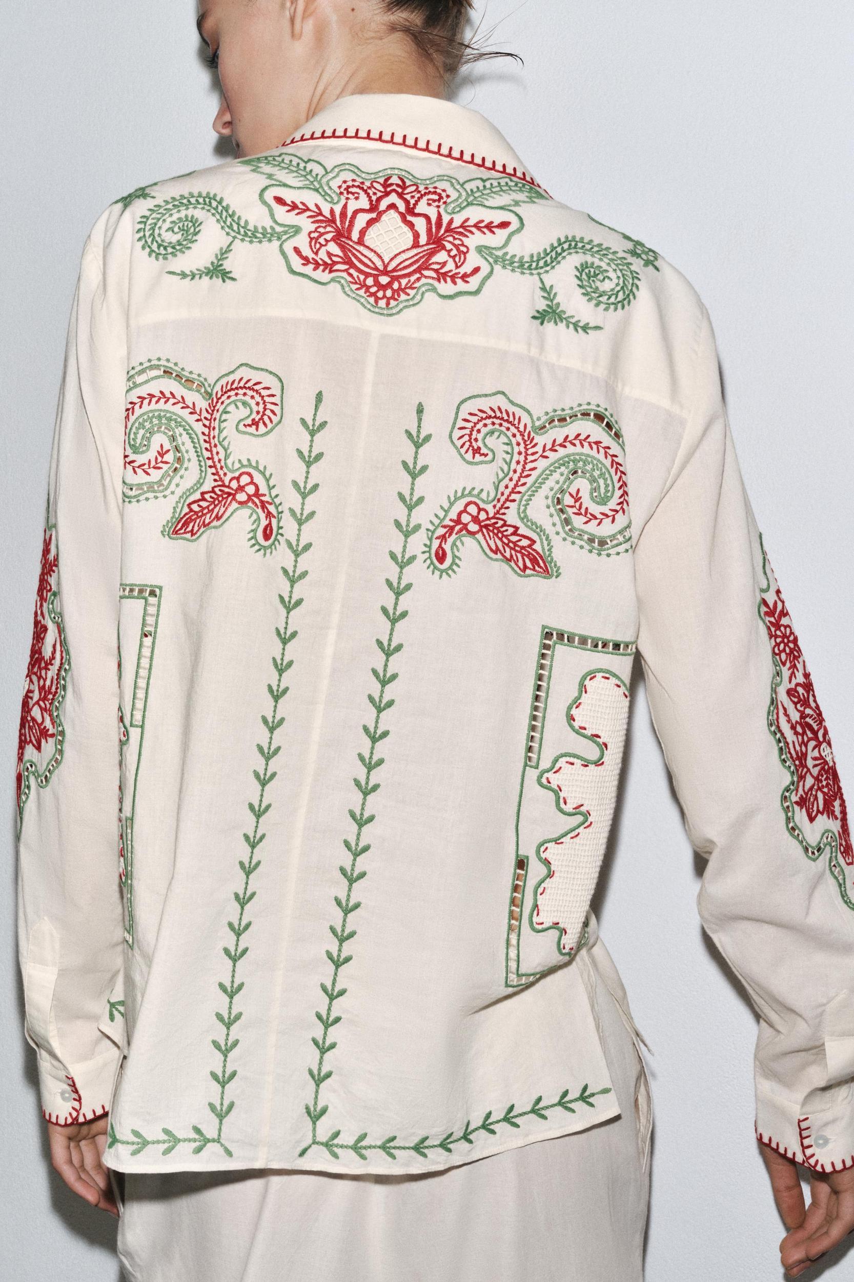 ZW COLLECTION EMBROIDERED SHIRT Product Image
