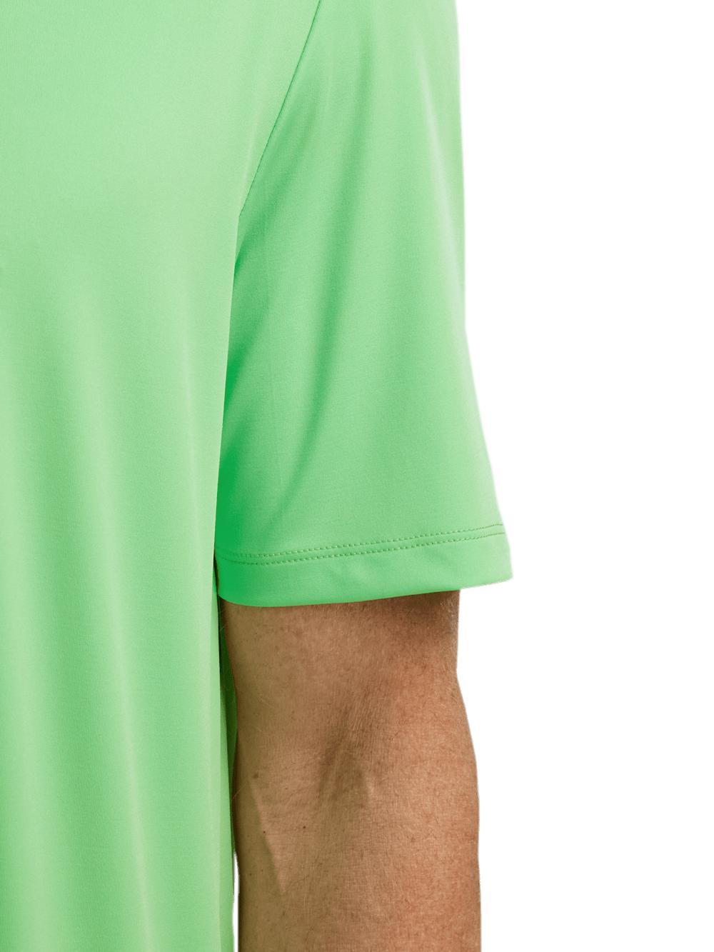 Performance Blend Three Button Polo - Lime Product Image