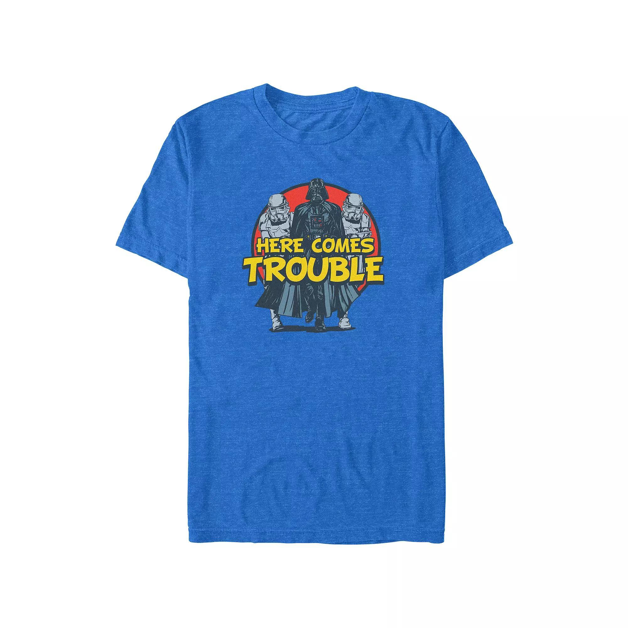 Big & Tall Star Wars Here Comes Trouble Graphic Tee, Men's,  Product Image