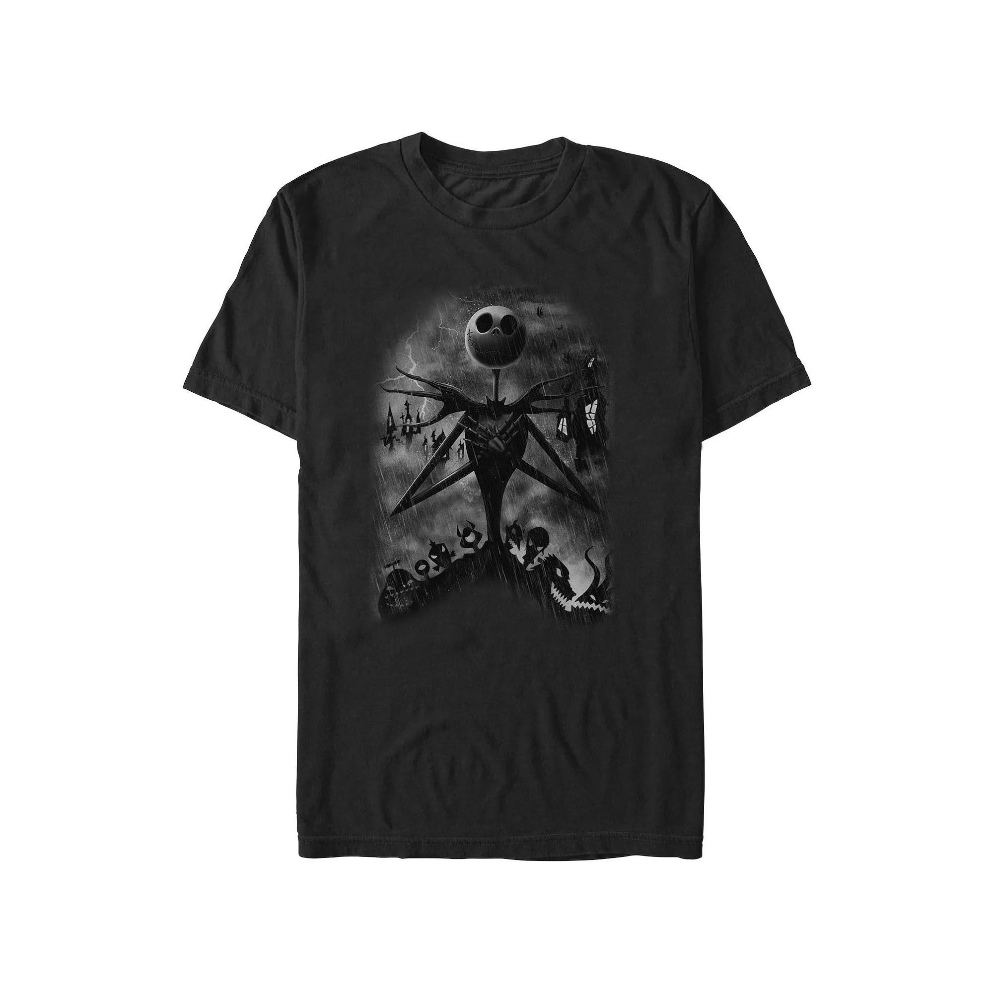 Disney's The Nightmare Before Christmas Jack Night Storm Men's Graphic Tee,  Product Image