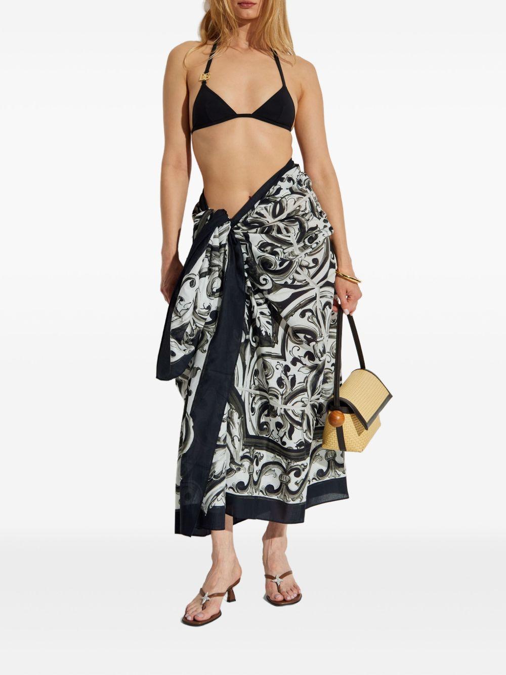 baroque-print sarong Product Image