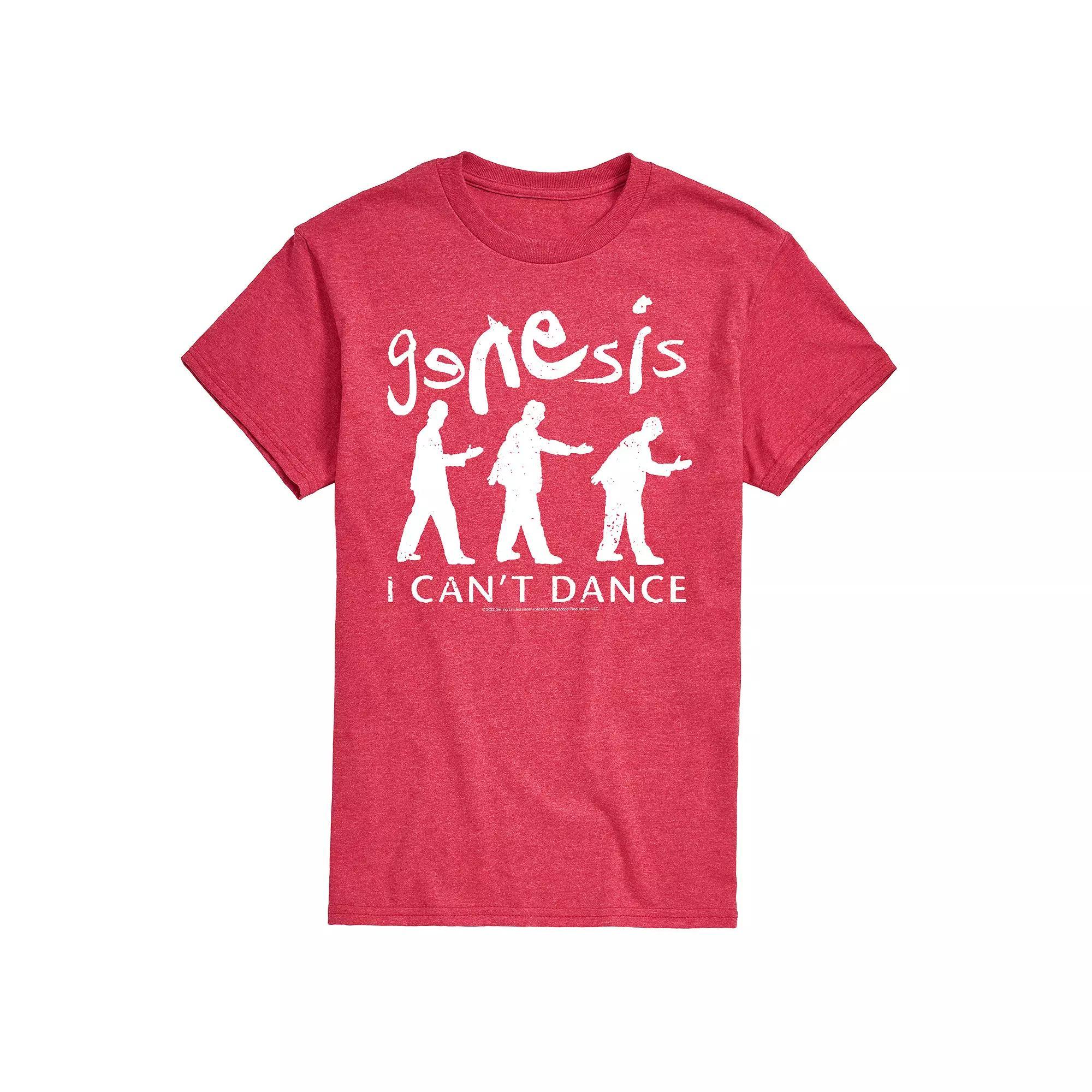 Men's Genesis I Can't Dance Tee, Size: Large, Red Product Image